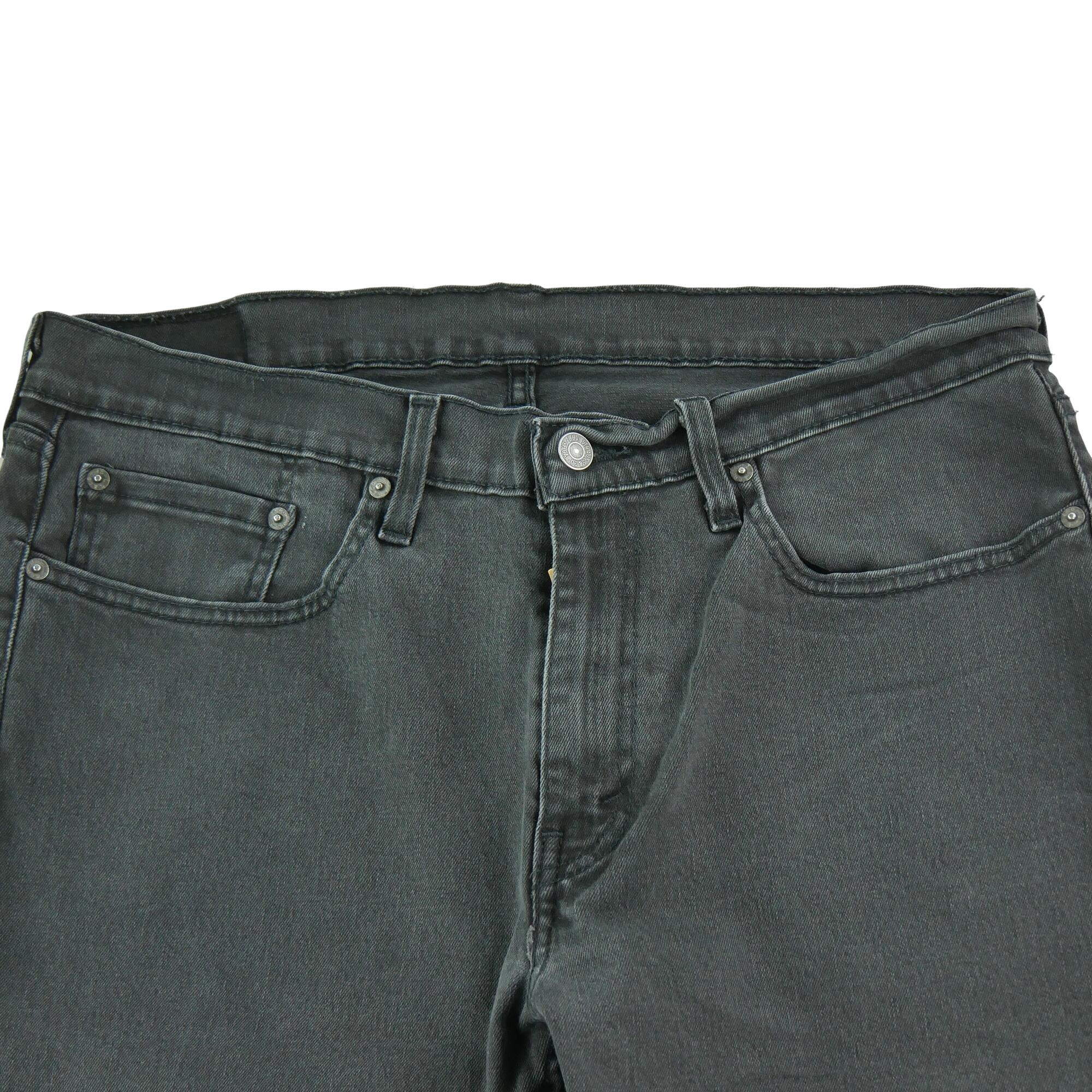 Seconde vie - Jean Homme Levis 514 Straight Fit Noir - Excellent 3/7