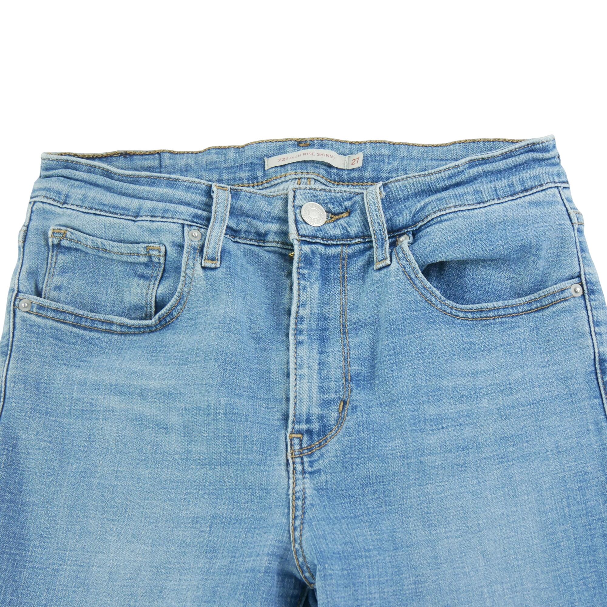Seconde vie - Jean Femme Levis 721 Bleu - Très bon état 3/7