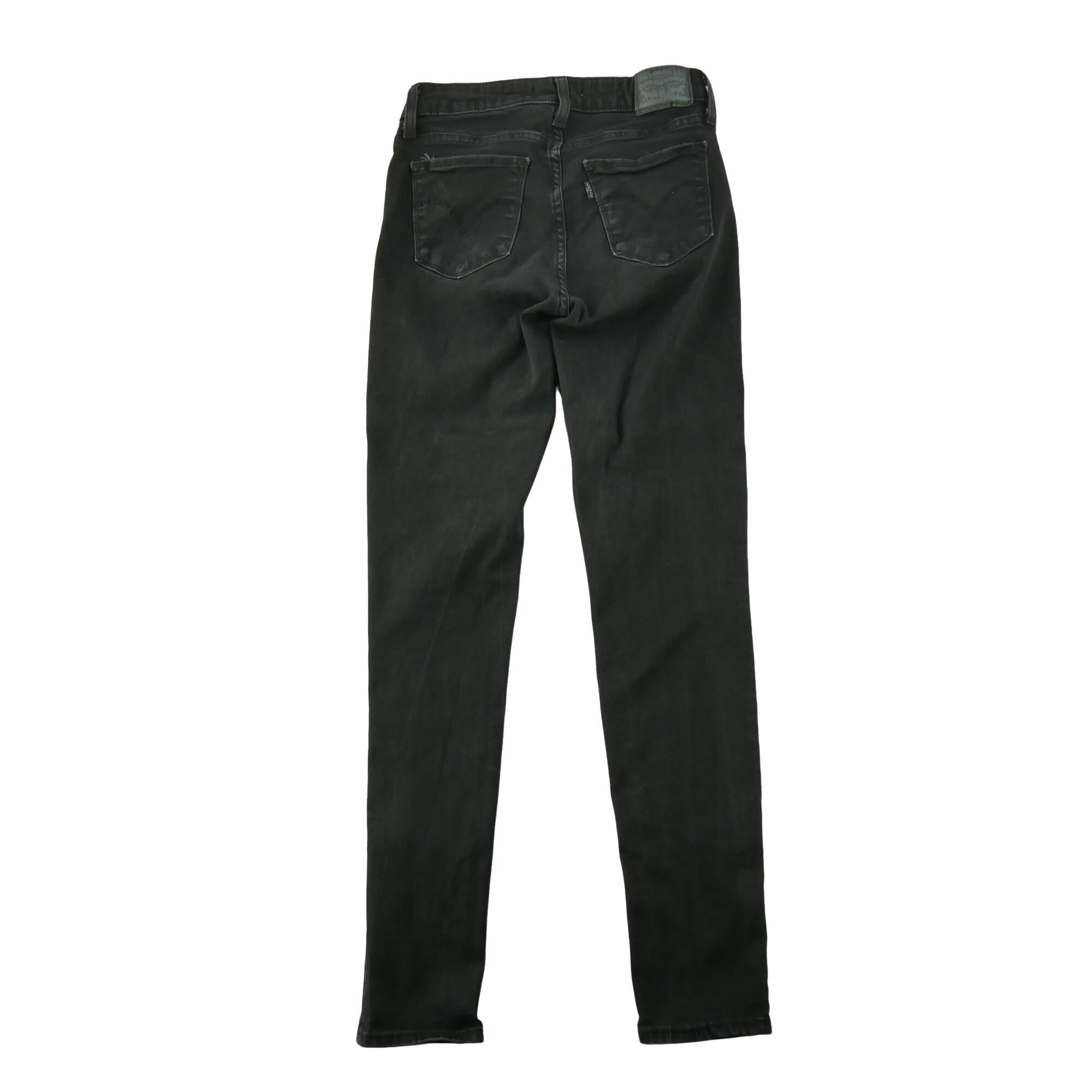 Seconde vie - Jean Femme Levis 711 Skinny Noir - Très bon état 2/7