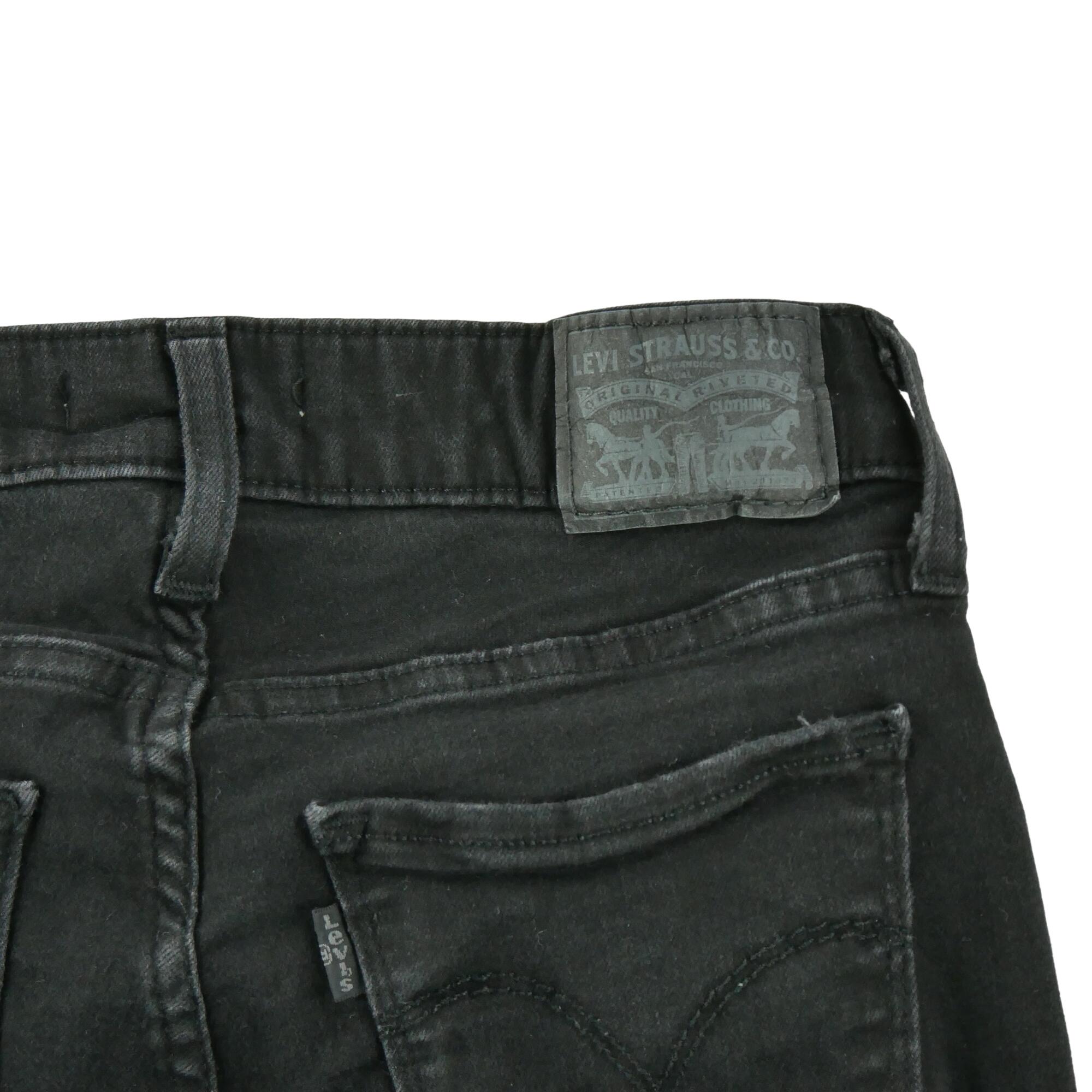Seconde vie - Jean Femme Levis 711 Skinny Noir - Très bon état 5/7