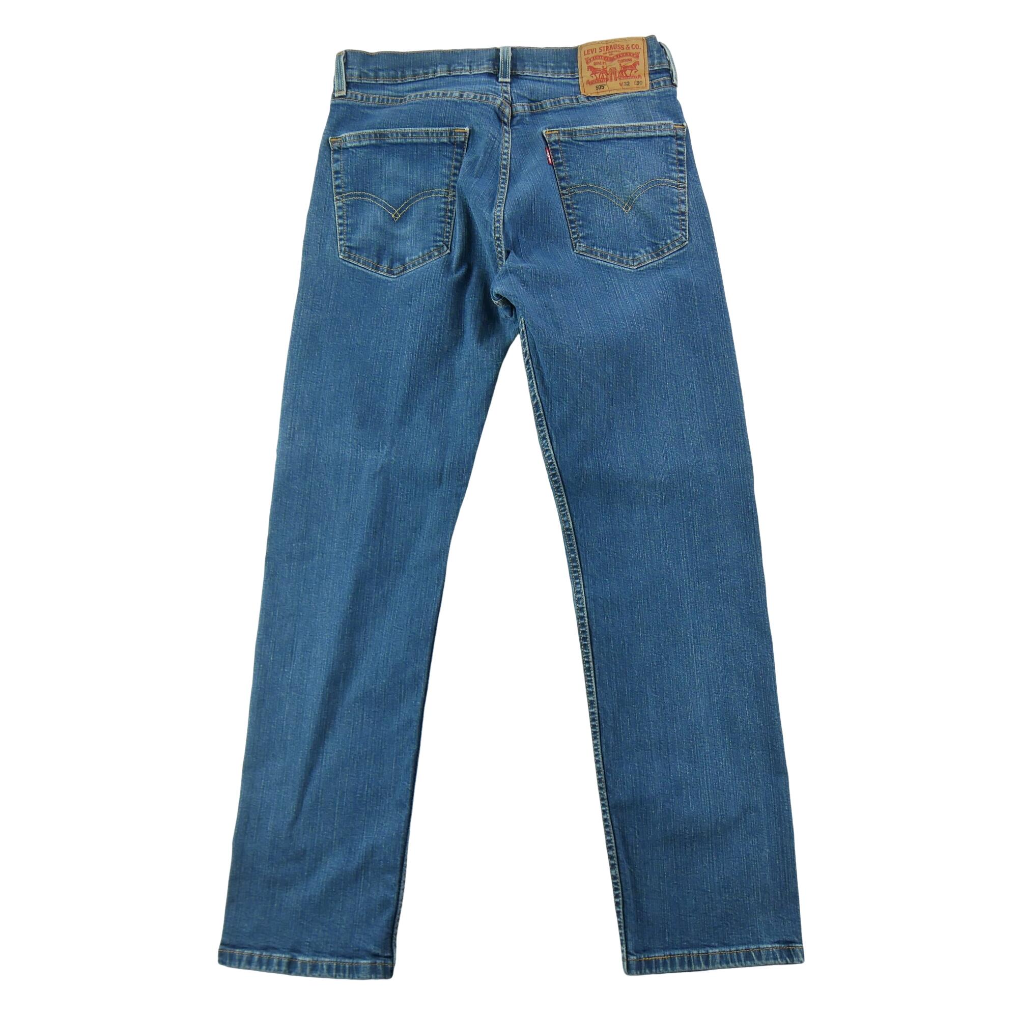 Seconde vie - Jean Homme Levis 505 Regular Fit Bleu - Excellent 2/7