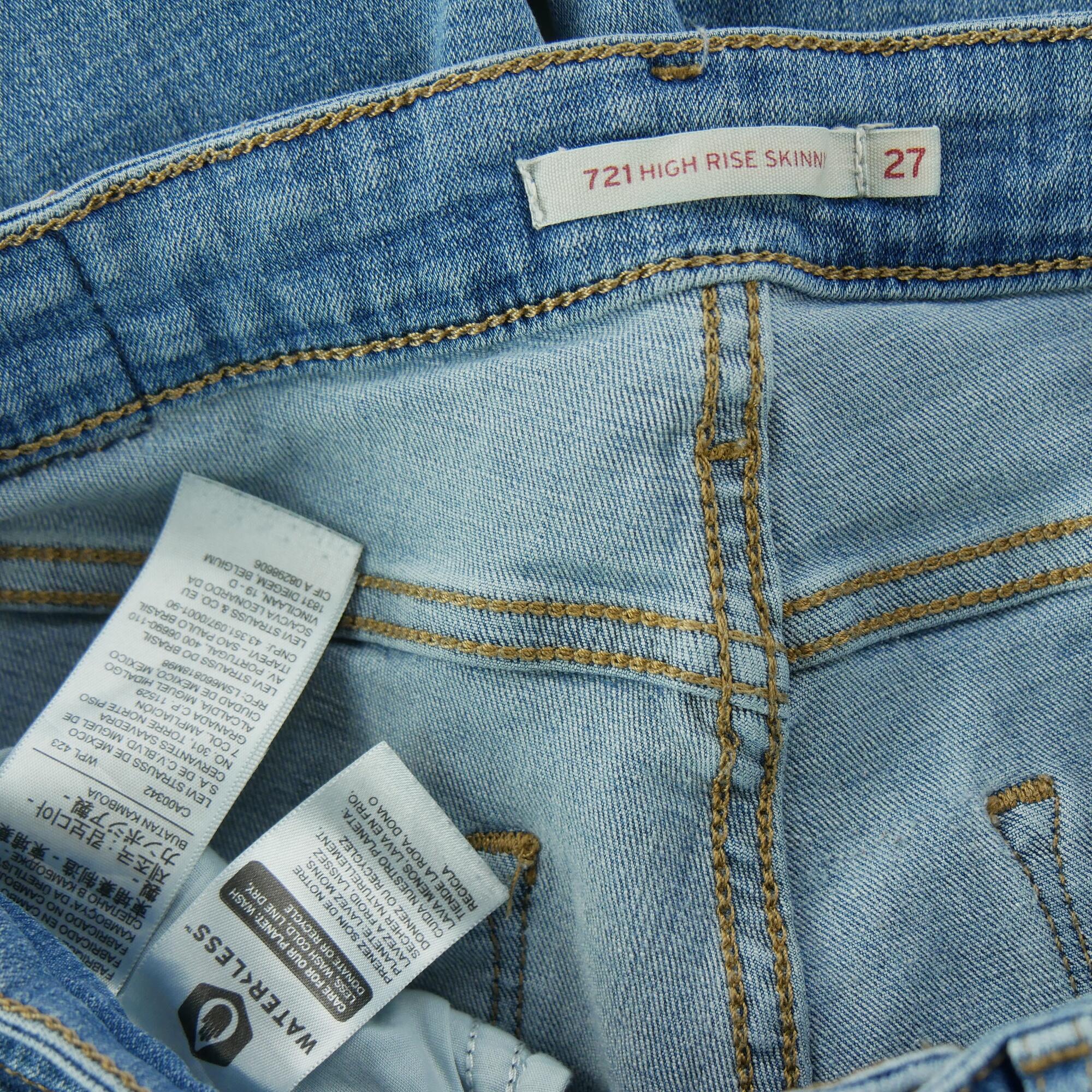 Seconde vie - Jean Femme Levis 721 Bleu - Très bon état 7/7
