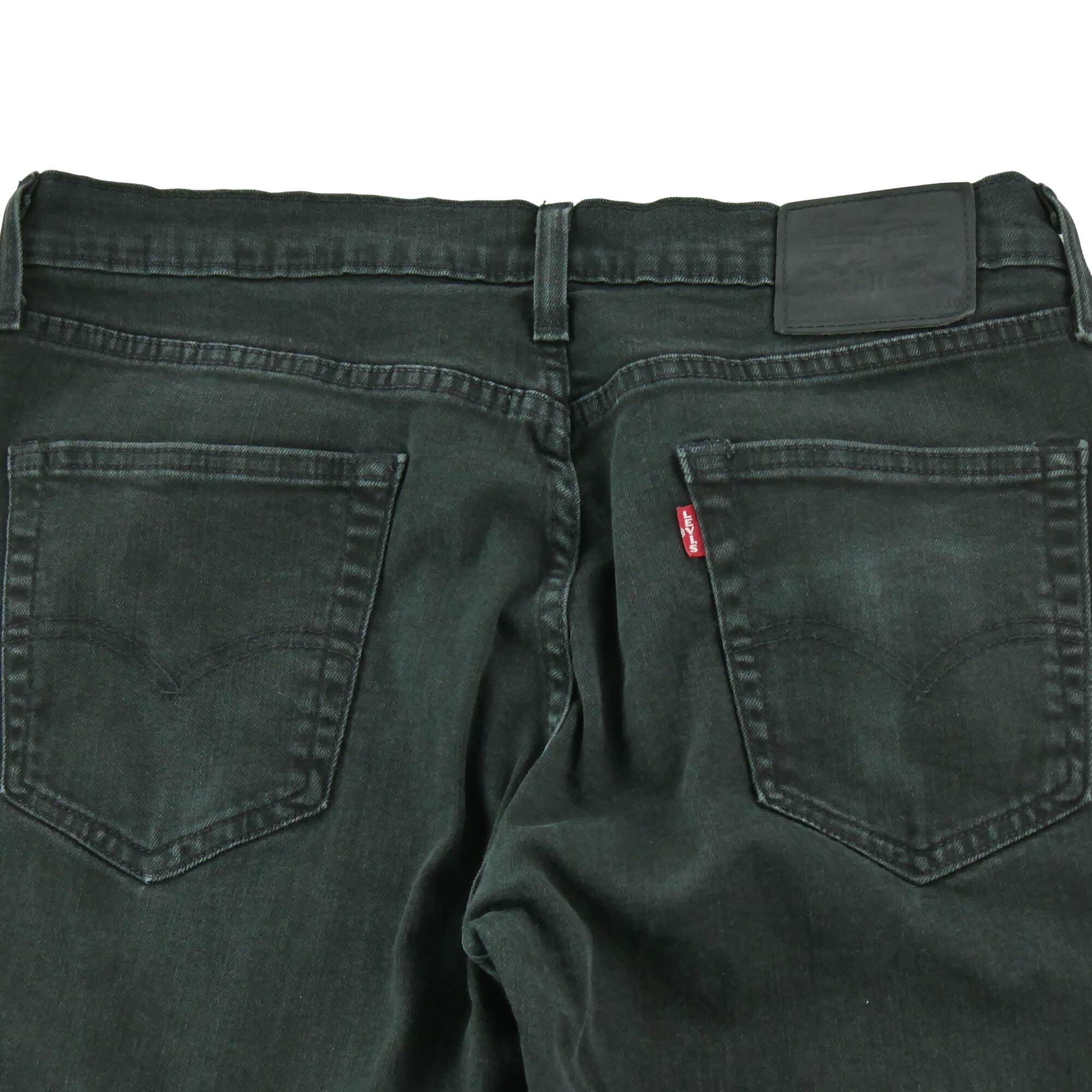 Seconde vie - Jean Homme Levis 514 Straight Fit Noir - Excellent 4/7