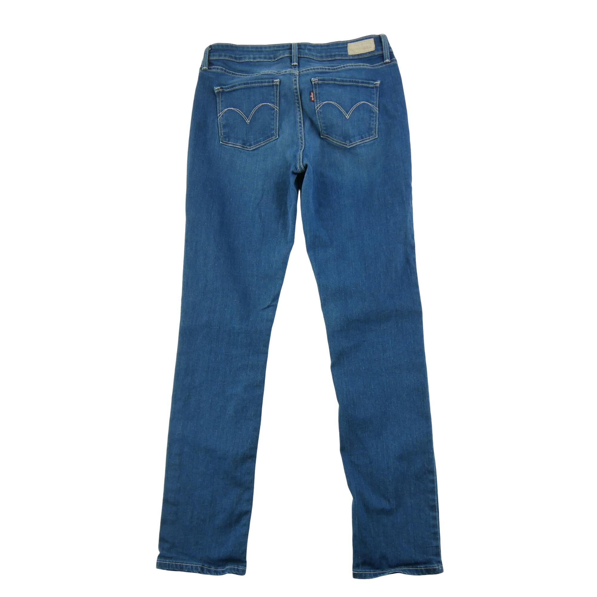 Seconde vie - Jean Femme Levis Slight Curve Bleu - Excellent 2/7