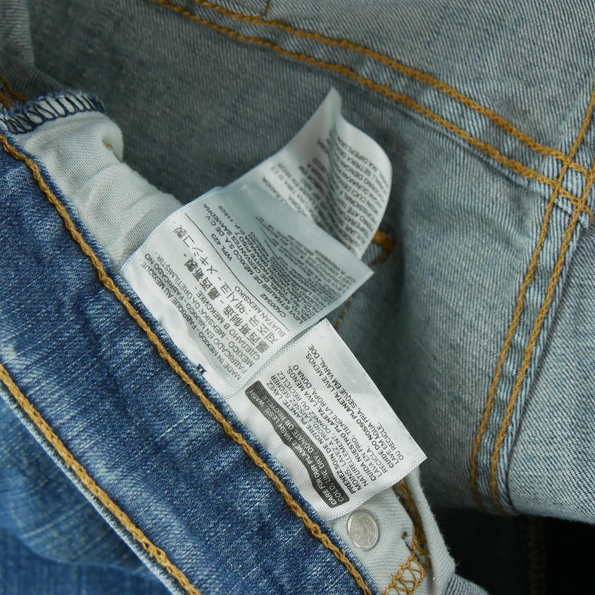 Seconde vie - Jean Homme Levis 505 Regular Fit Bleu - Excellent 7/7