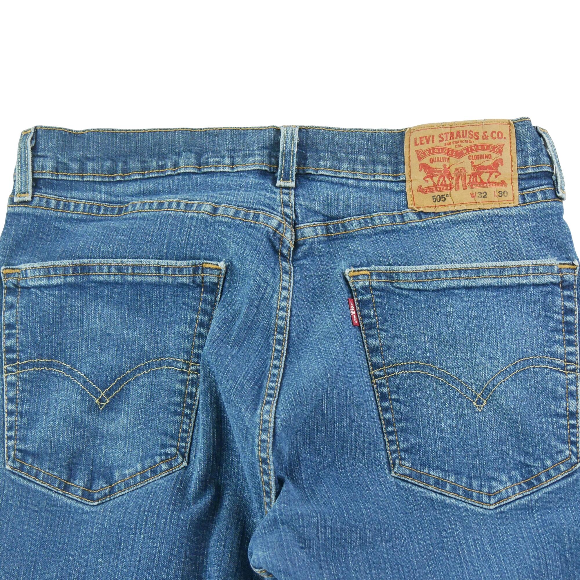 Seconde vie - Jean Homme Levis 505 Regular Fit Bleu - Excellent 4/7