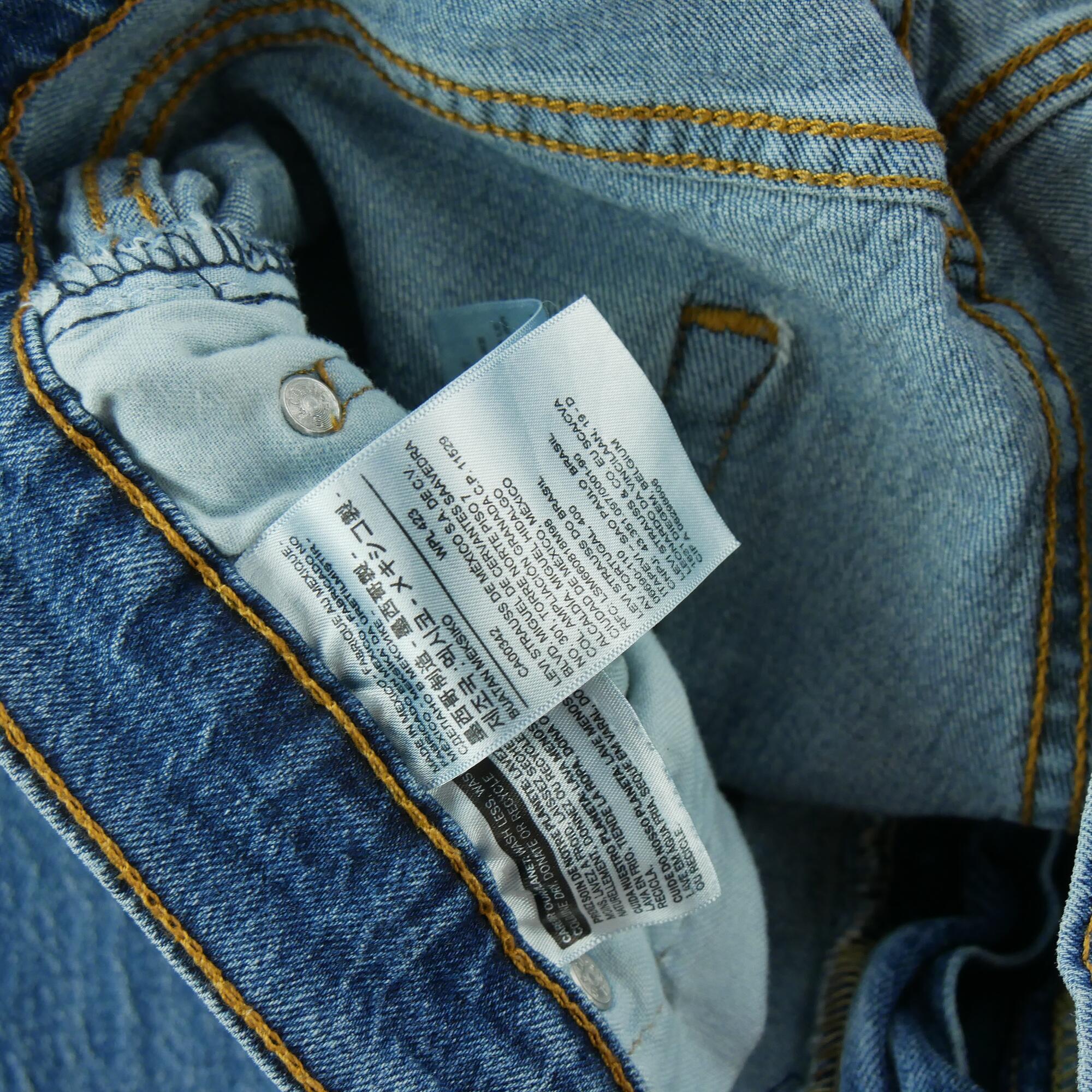 Seconde vie - Jean Homme Levis 505 Regular Fit Bleu - Excellent 7/7