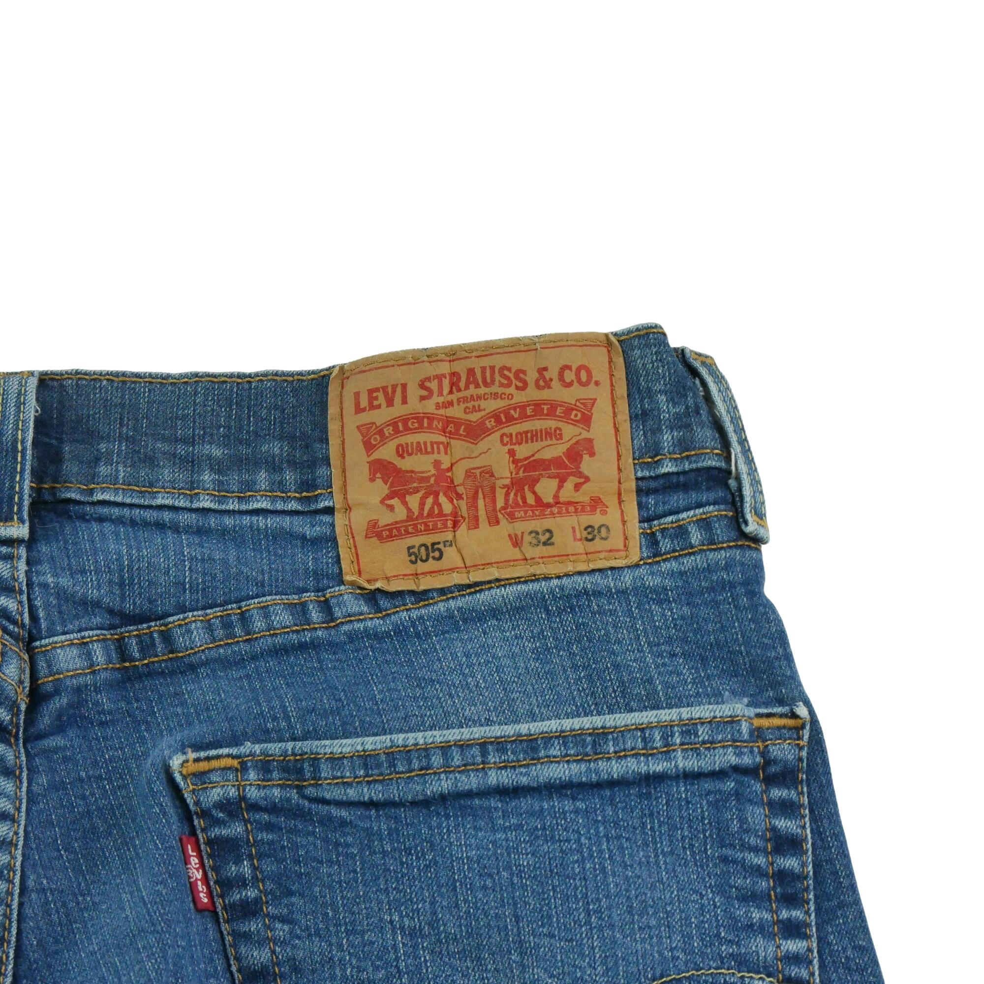 Seconde vie - Jean Homme Levis 505 Regular Fit Bleu - Excellent 6/7