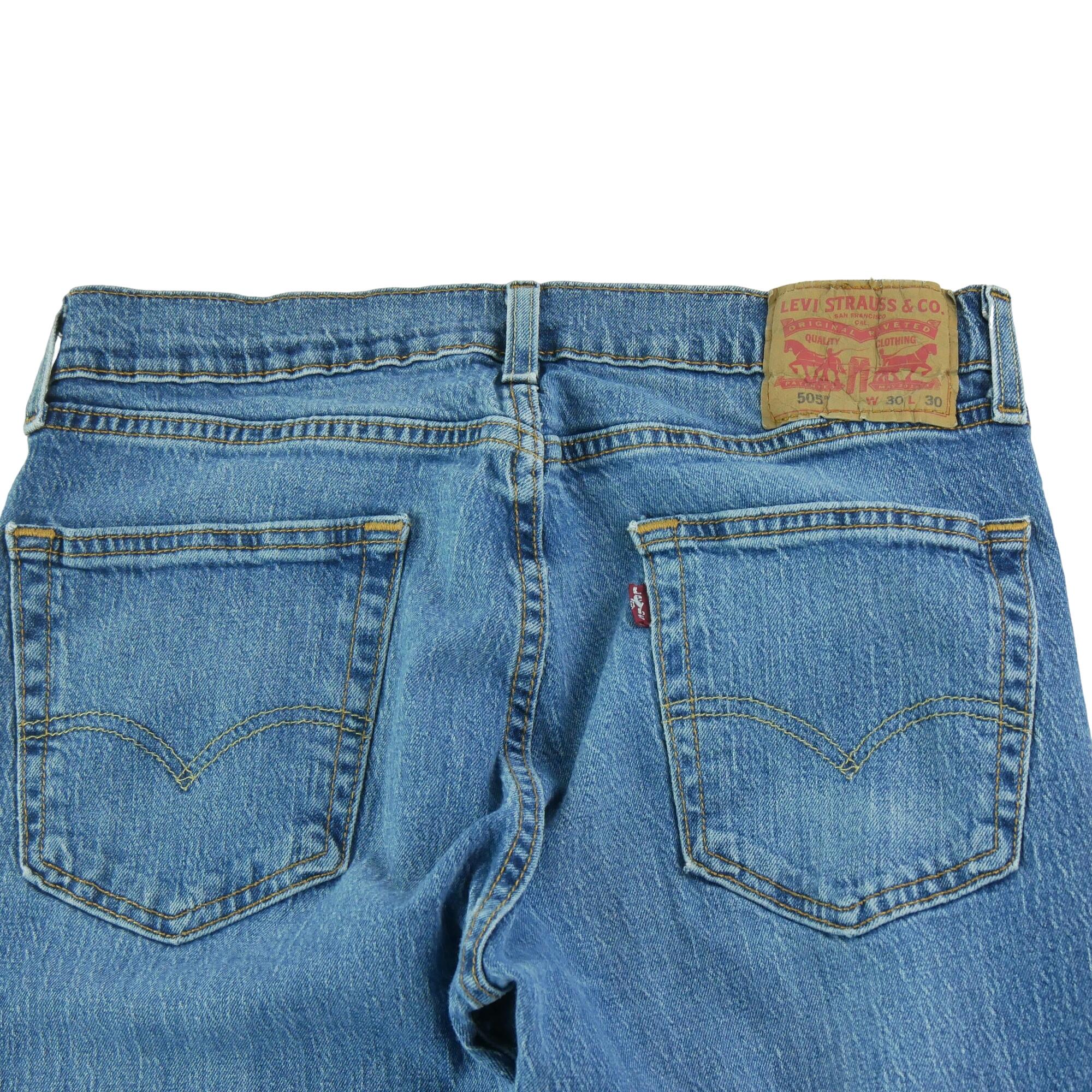 Seconde vie - Jean Homme Levis 505 Regular Fit Bleu - Excellent 4/7