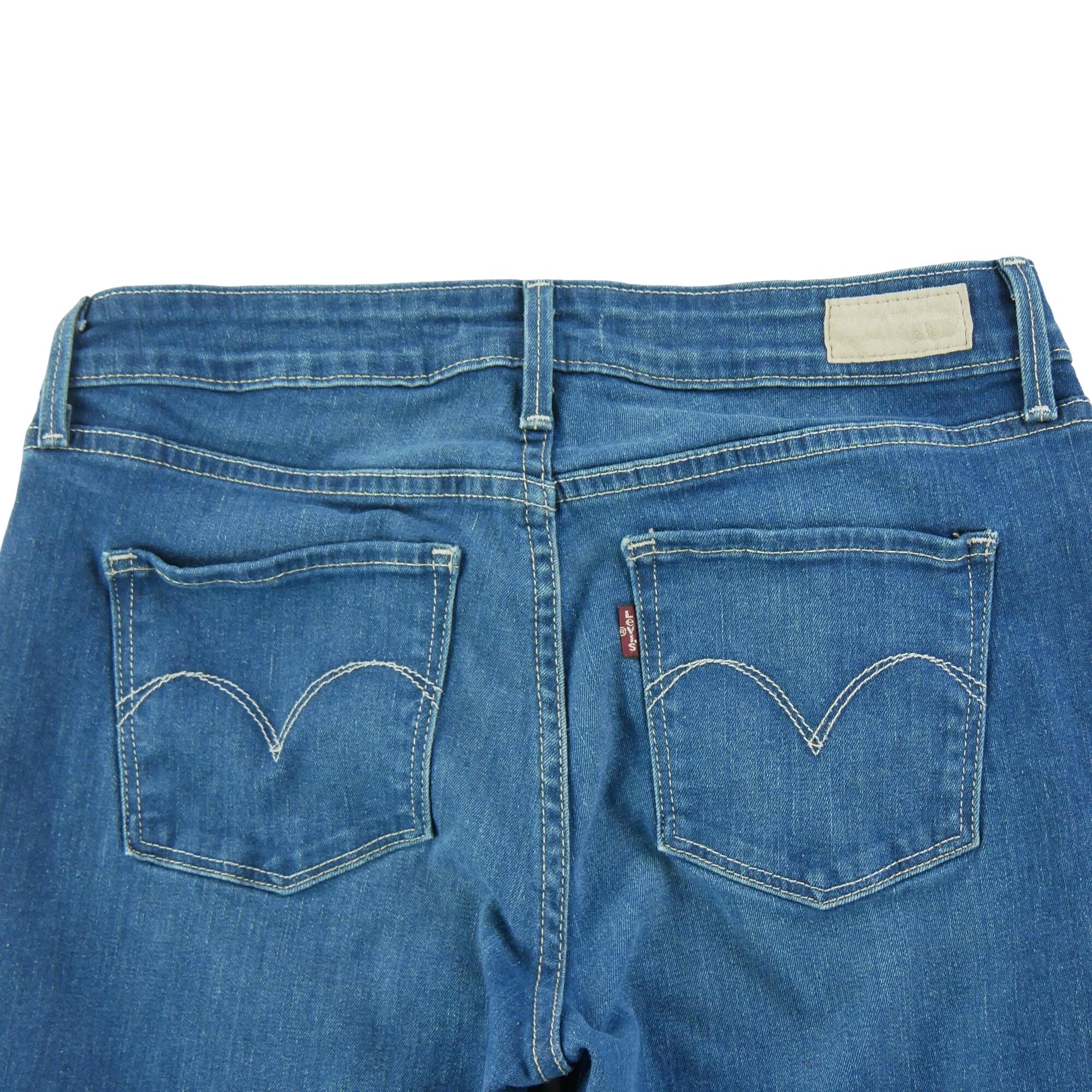 Seconde vie - Jean Femme Levis Slight Curve Bleu - Excellent 4/7