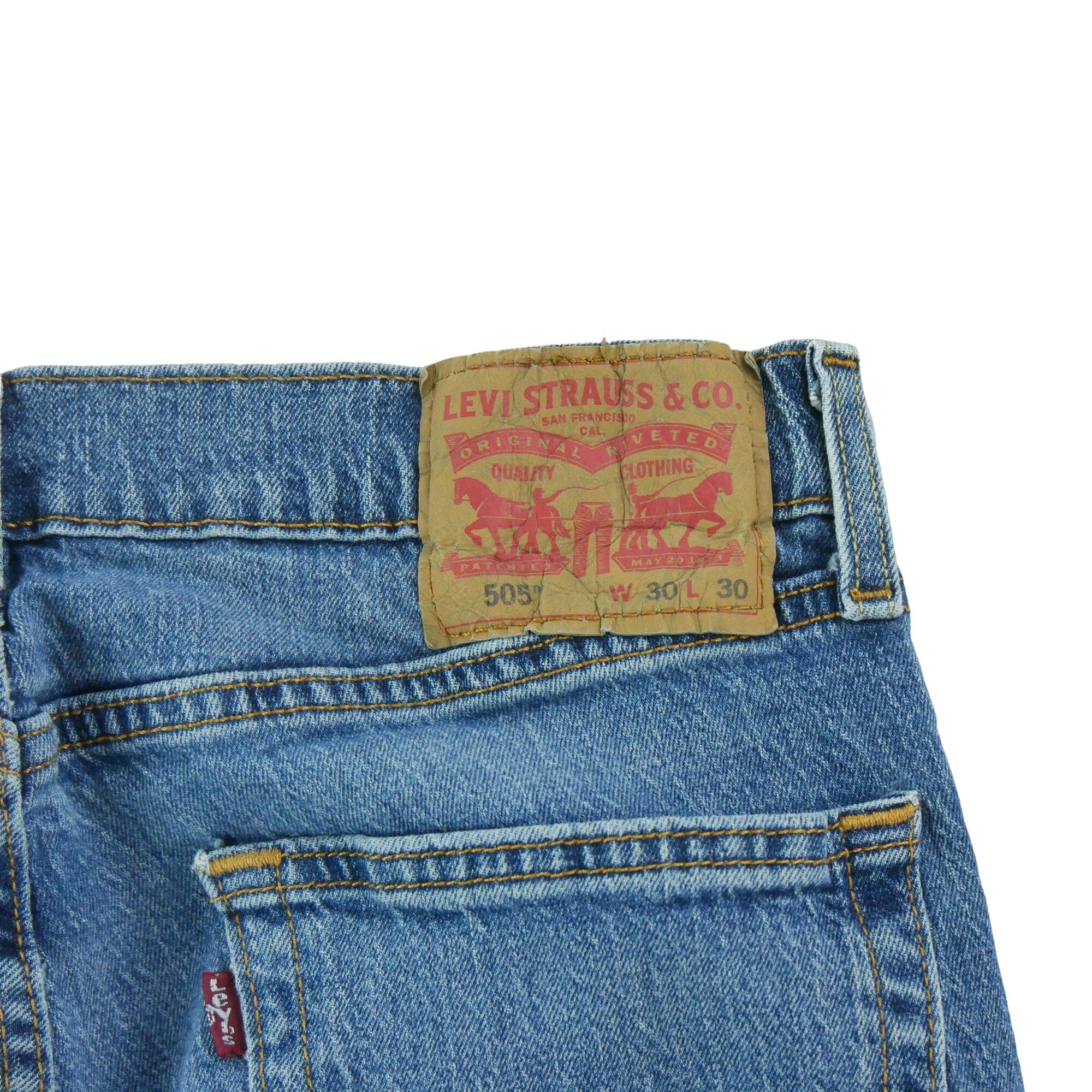 Seconde vie - Jean Homme Levis 505 Regular Fit Bleu - Excellent 6/7
