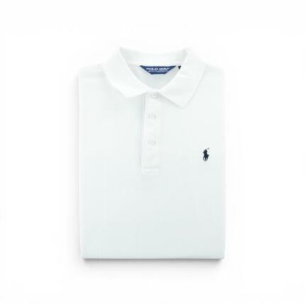 Seconde vie - Polo manches courtes Homme Blanc - Bon état