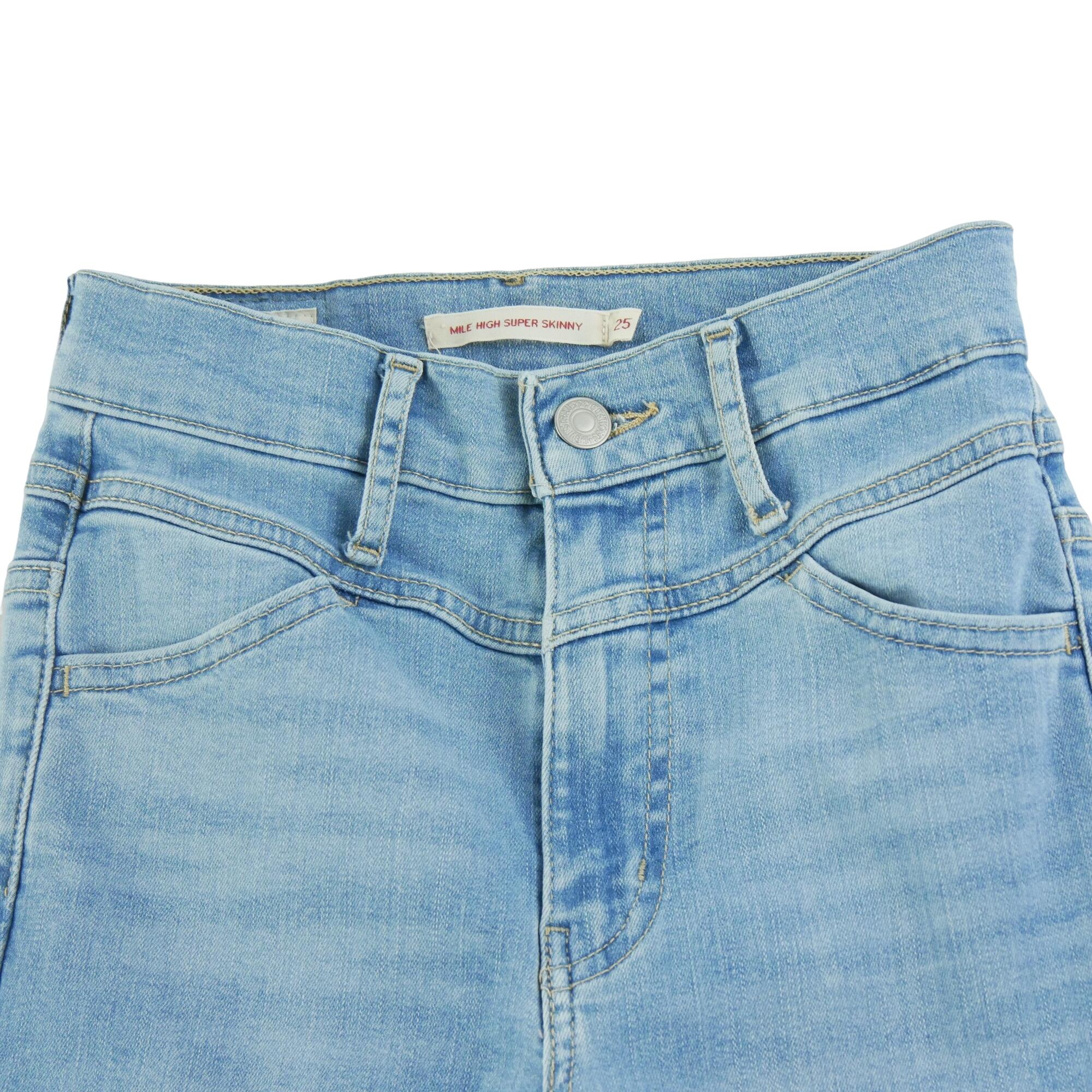 Seconde vie - Jean Femme Levis Mile High Super Skinny - Excellent 3/7