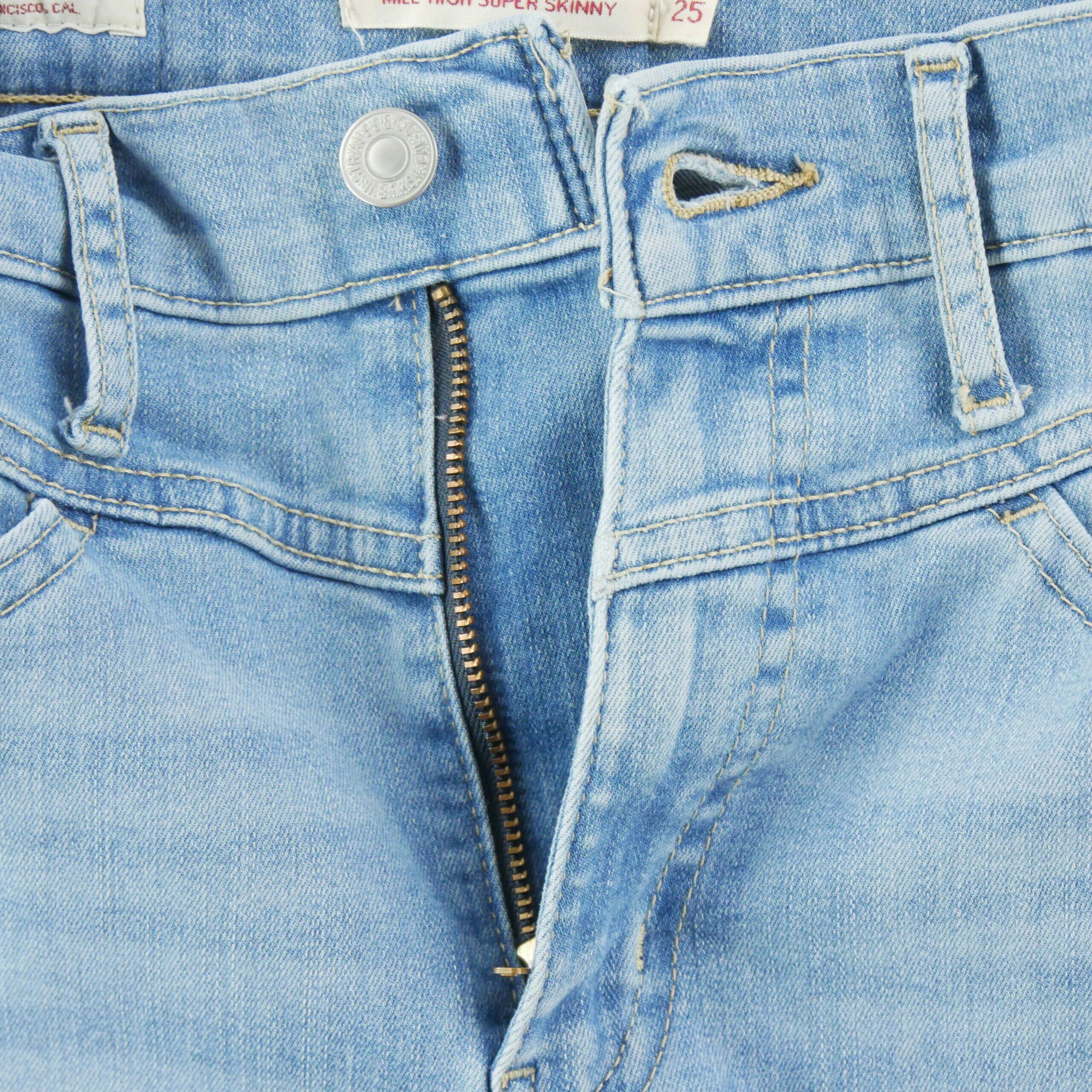 Seconde vie - Jean Femme Levis Mile High Super Skinny - Excellent 7/7