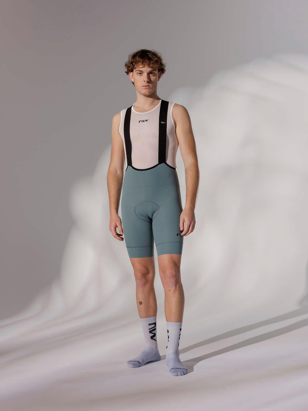 Spodenki rowerowe NORTHWAVE Extreme Pro 2 Bibshort zielone 2/6
