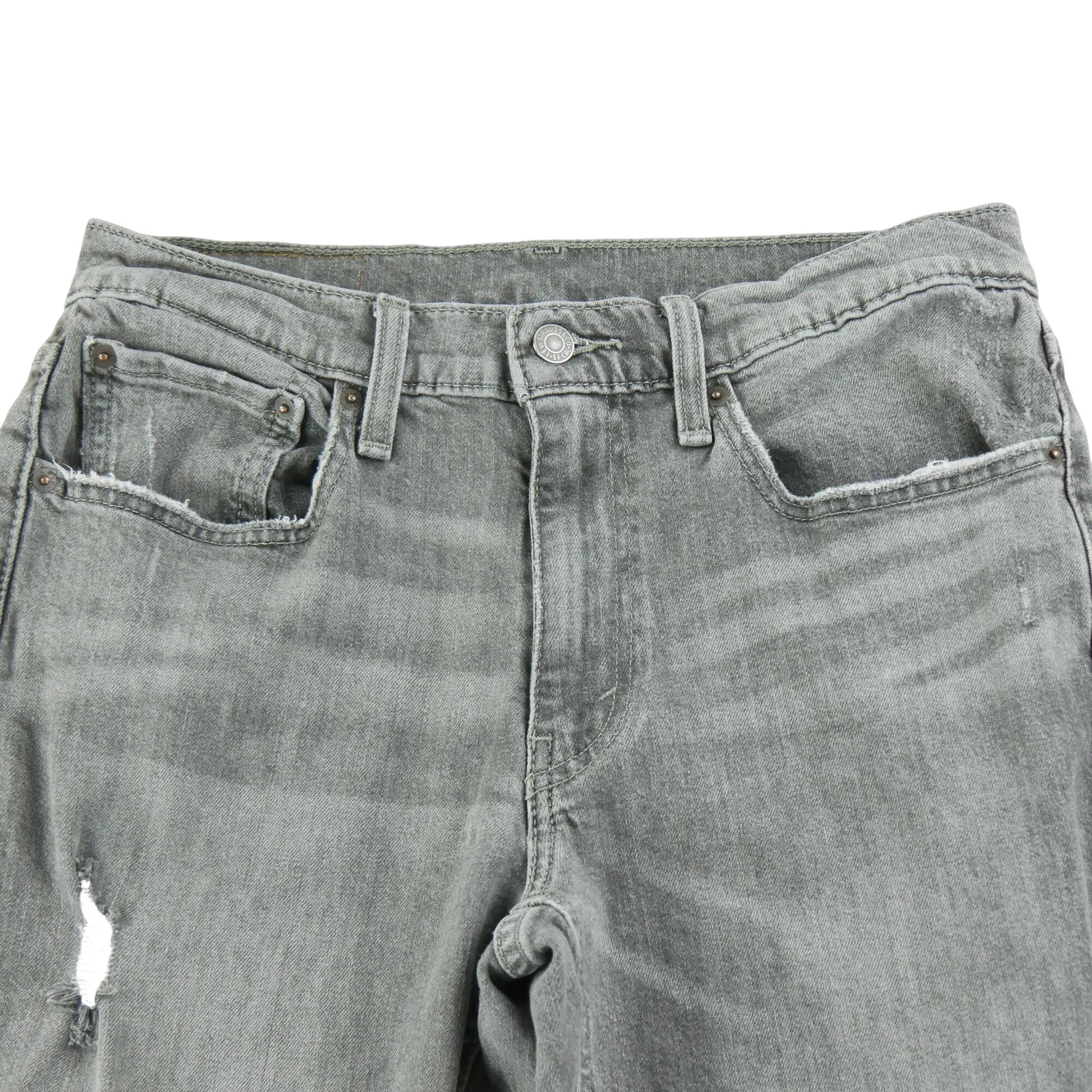 Seconde vie - Jean Homme Levis 531 Destroy Gris - Excellent 3/7