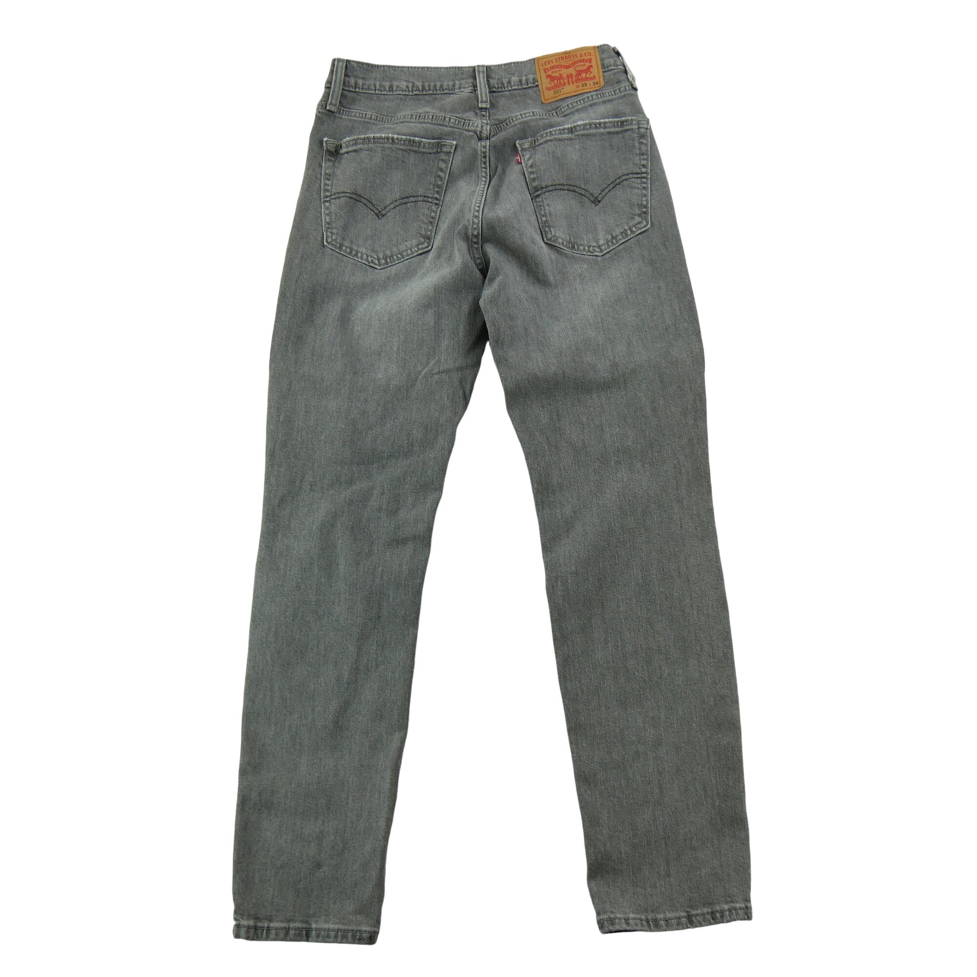 Seconde vie - Jean Homme Levis 531 Destroy Gris - Excellent 2/7
