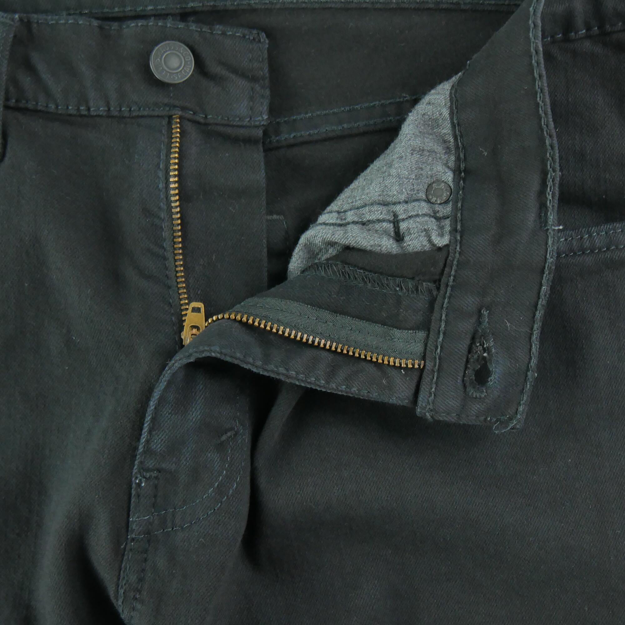 Seconde vie - Jean Homme Levis 508 Regular Taper Noir - Excellent 5/7
