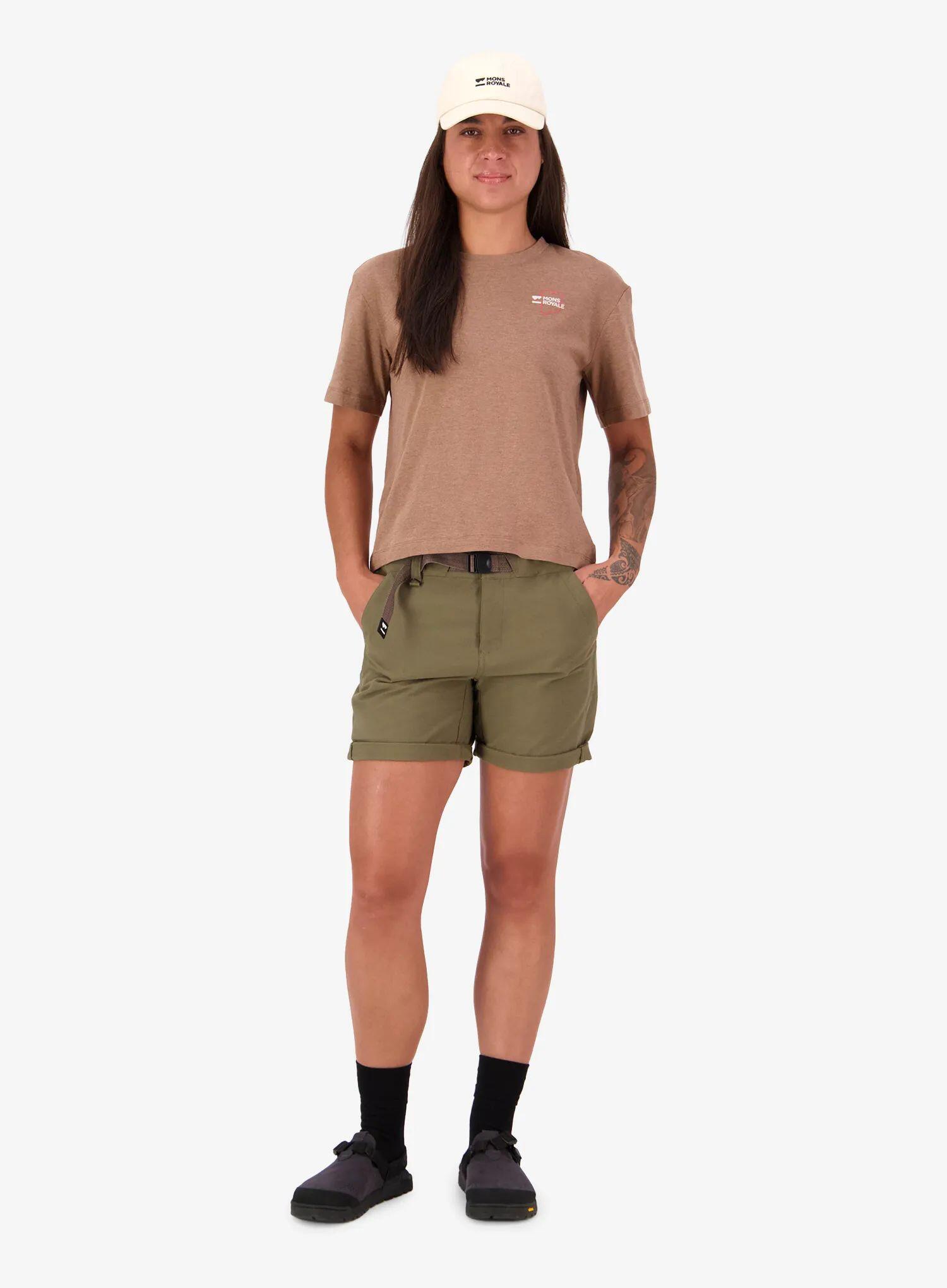 Koszulka bawełniana damska Mons Royale Yonder Merino Organic Cotton T-Shirt 3/6