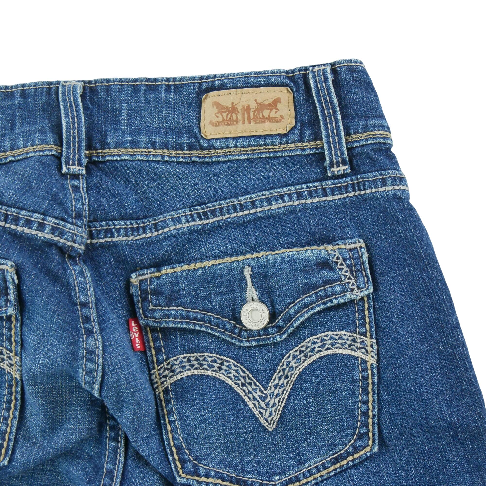 Seconde vie - Jean Femme Levis 529 Curvy Bootcut Bleu - Excellent 5/7