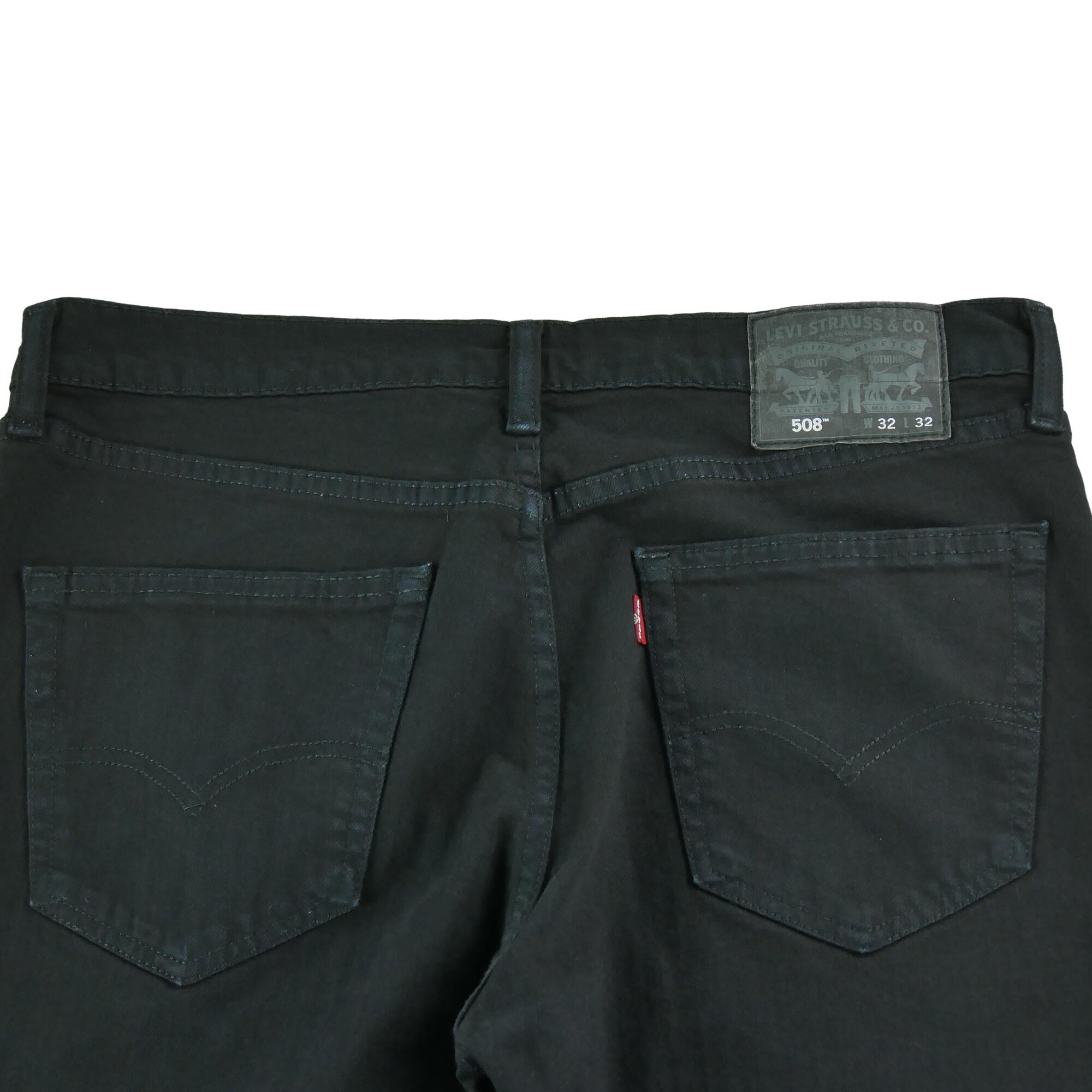 Seconde vie - Jean Homme Levis 508 Regular Taper Noir - Excellent 4/7