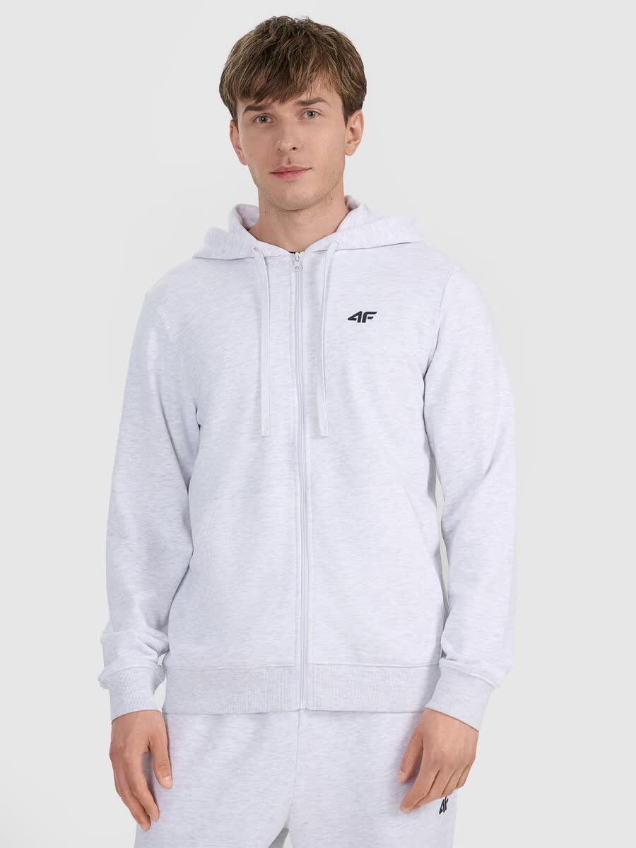 Bluza męska z kapturem rozpinana 4F 4FWMM00TSWSM1768 7/7