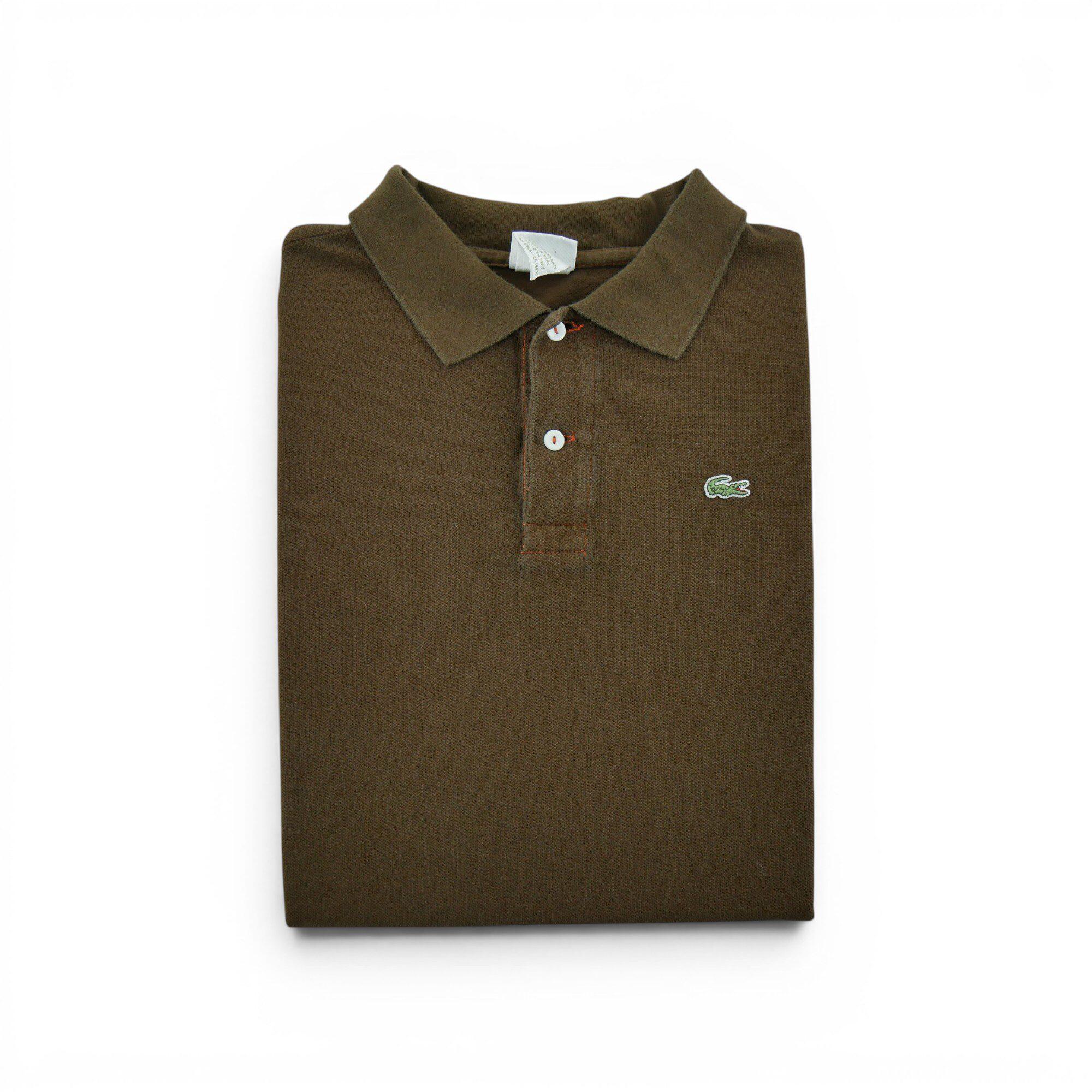 Polo uomo maniche corte marrone Lacoste 1/7