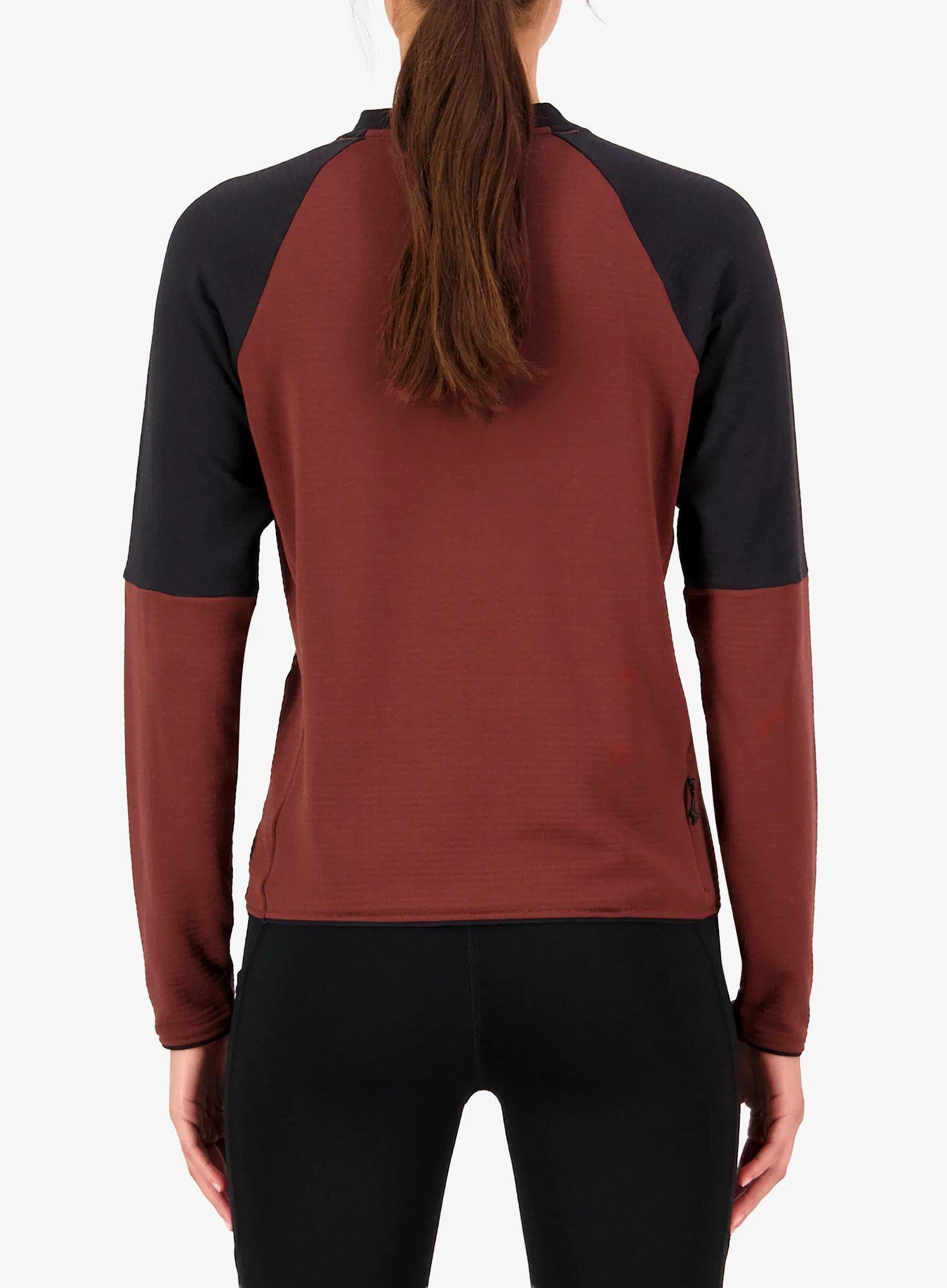 Bluza damska Mons Royale Quad Merino Fleece Pullover 2/3