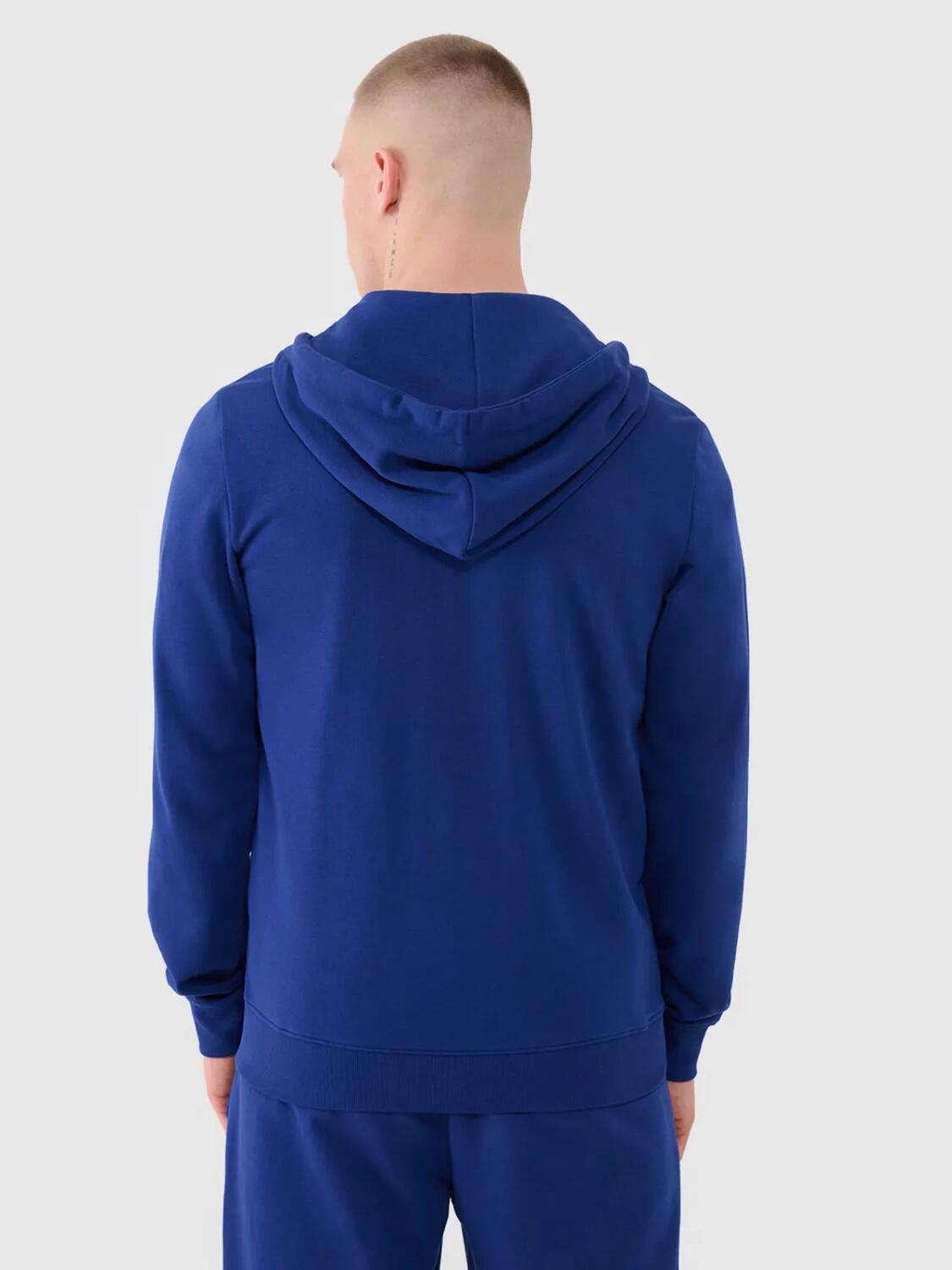 Bluza męska z kapturem rozpinana 4F 4FWMM00TSWSM1768 3/6
