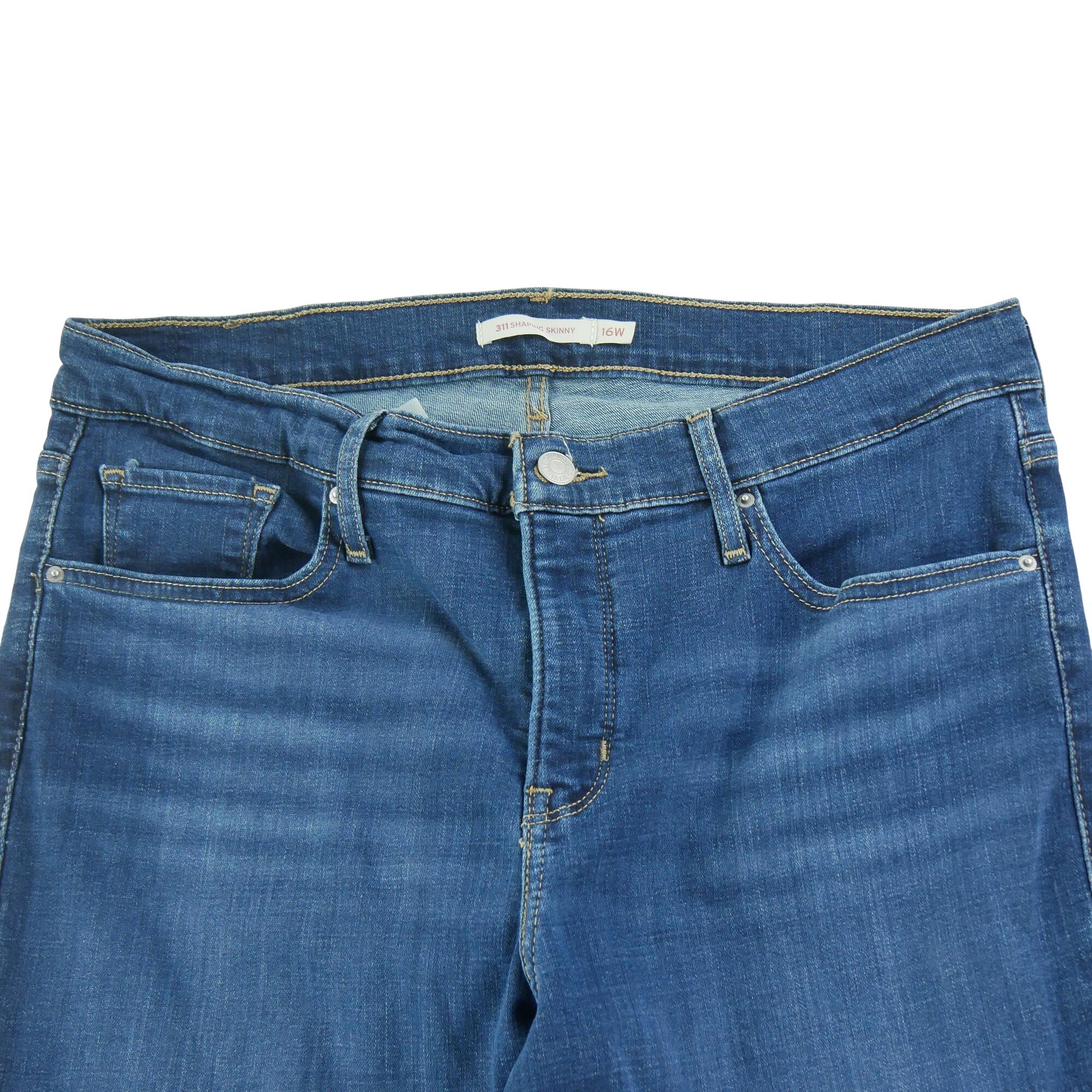 Seconde vie - Jean Femme Levis 311 Shaping Skinny Bleu - Excellent 3/7