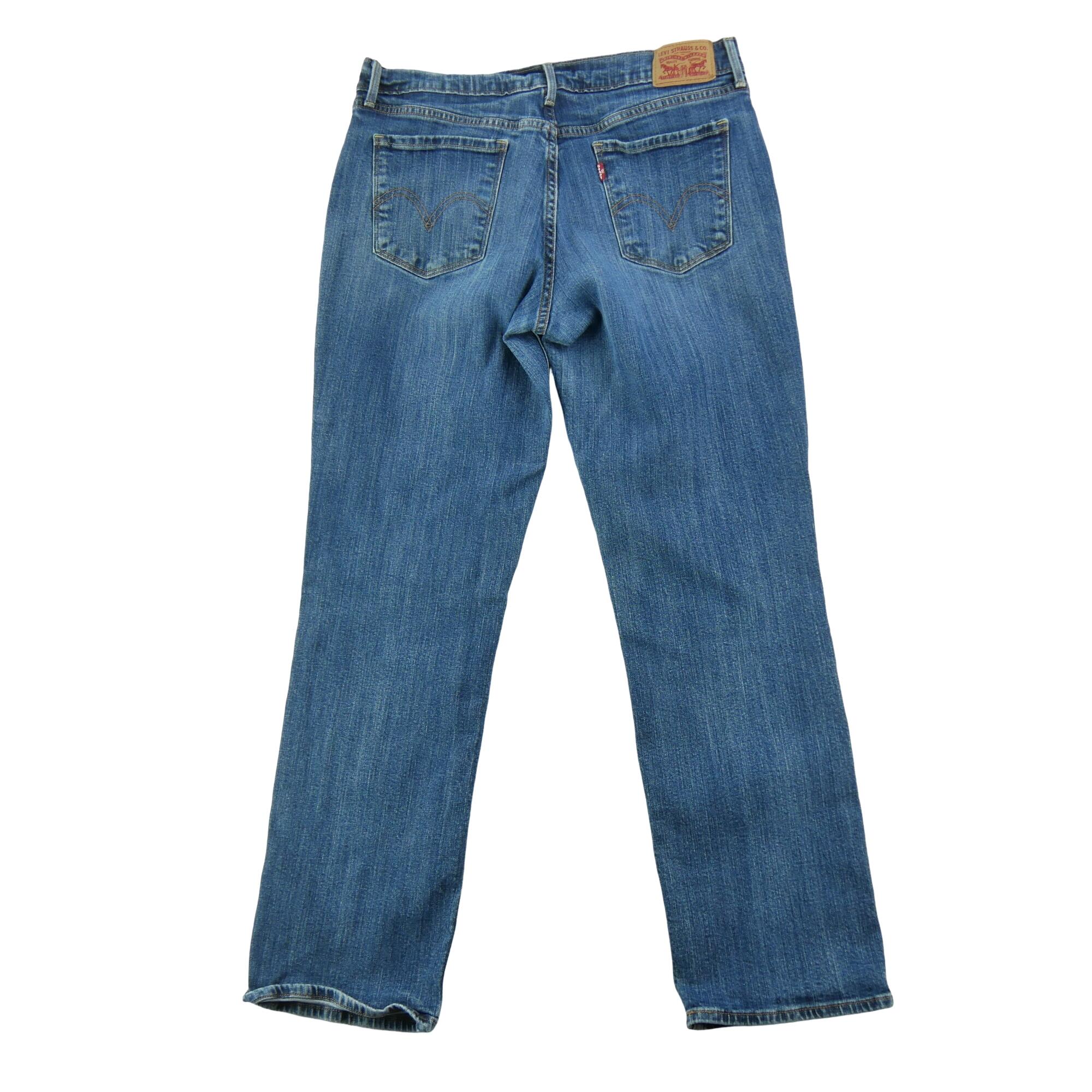 Seconde vie - Jean Femme Levis 505 Straight Bleu - Excellent 2/7