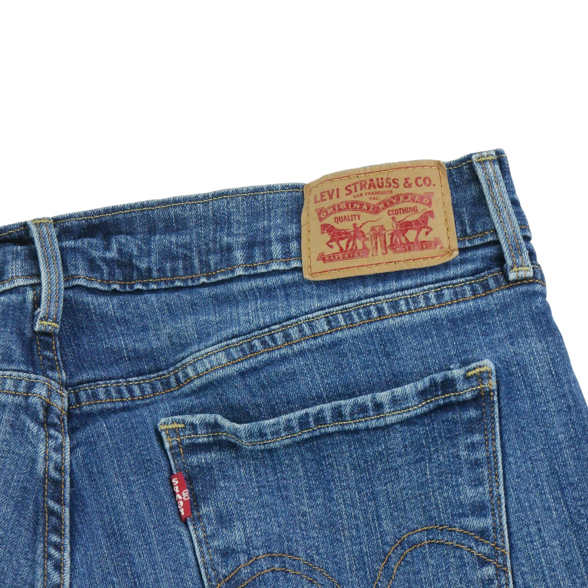 Seconde vie - Jean Femme Levis 505 Straight Bleu - Excellent 5/7