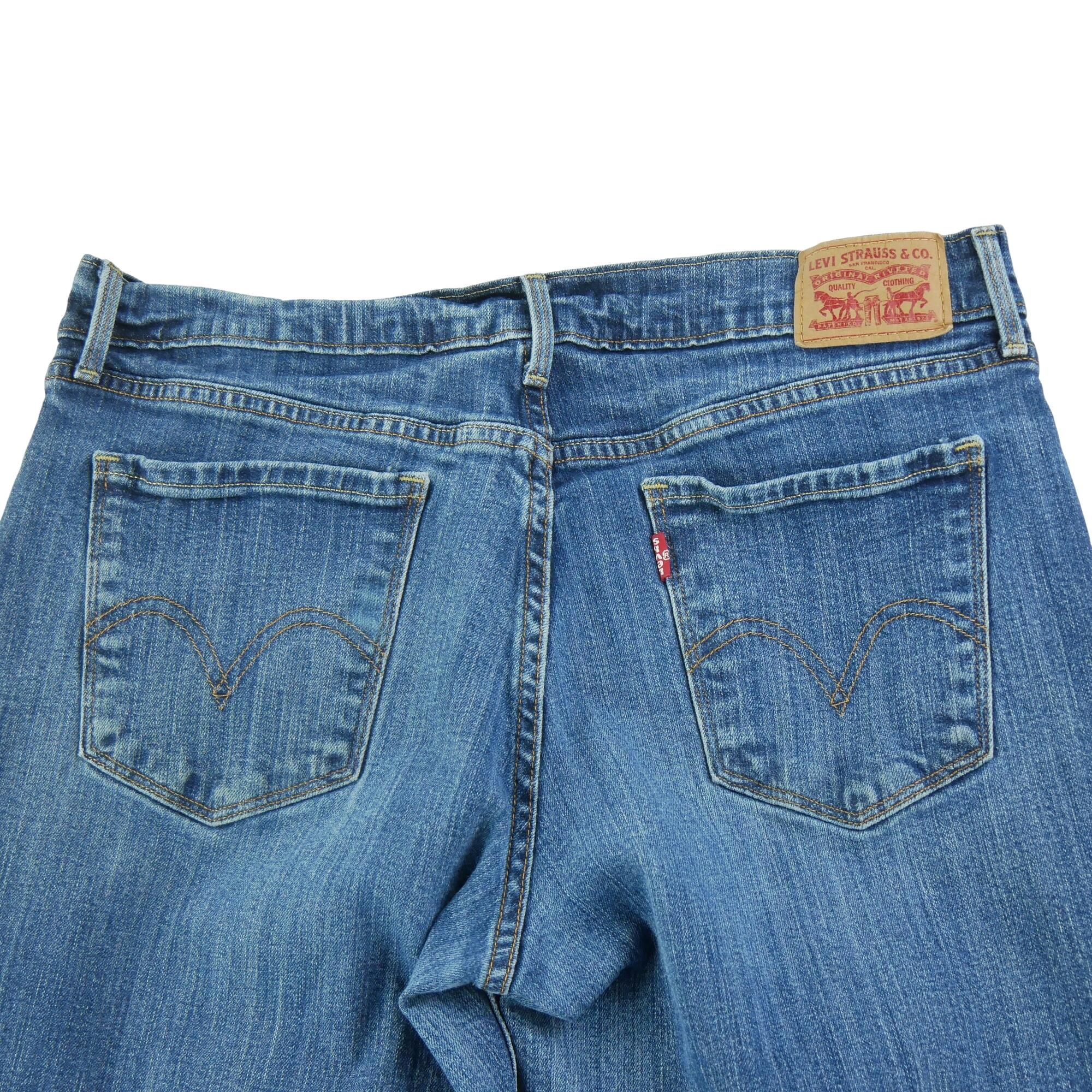 Seconde vie - Jean Femme Levis 505 Straight Bleu - Excellent 4/7