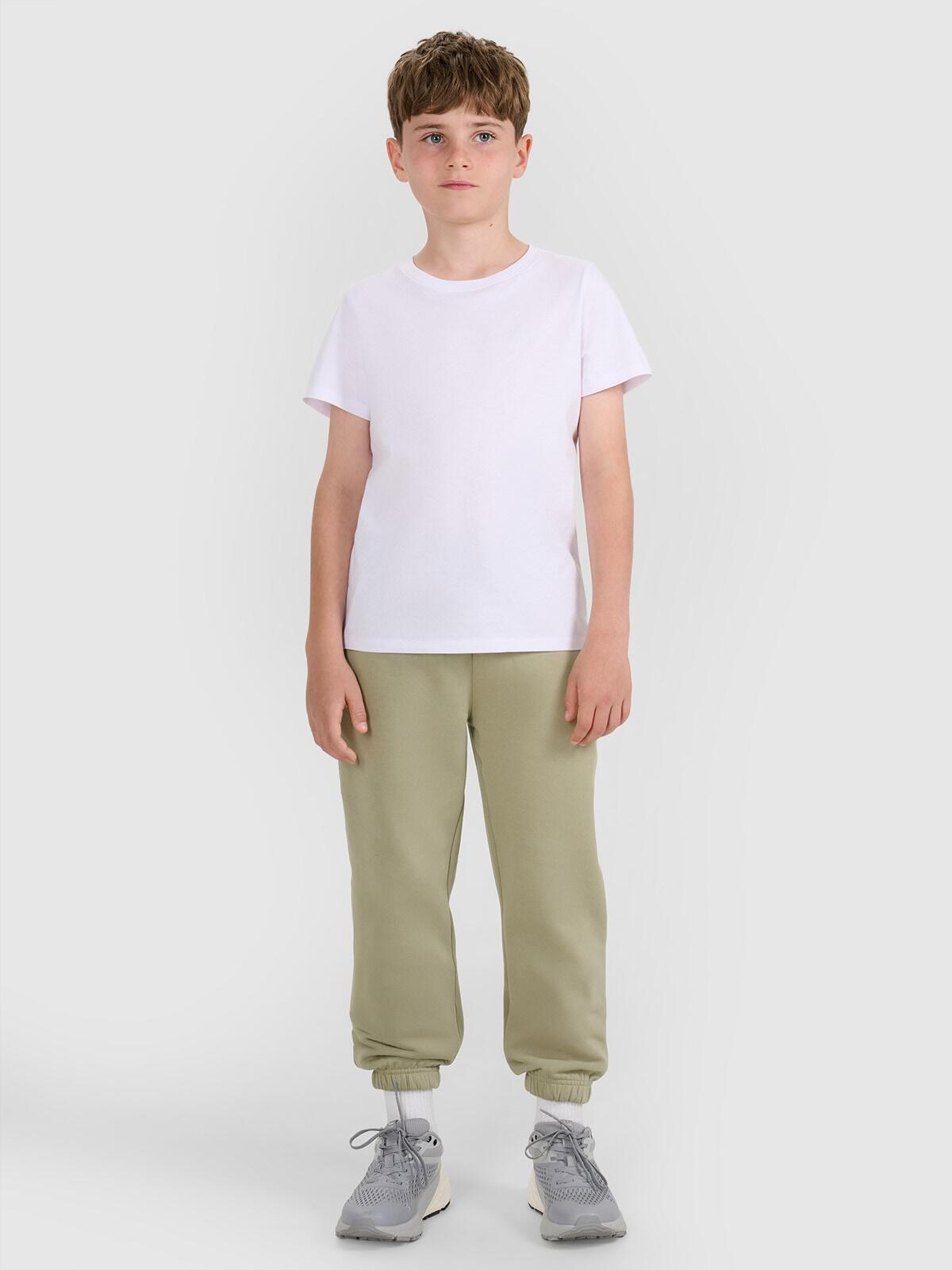 T-shirt chłopięcy bez nadruku 4F 4FJWMM00TTSHM2330 2/7