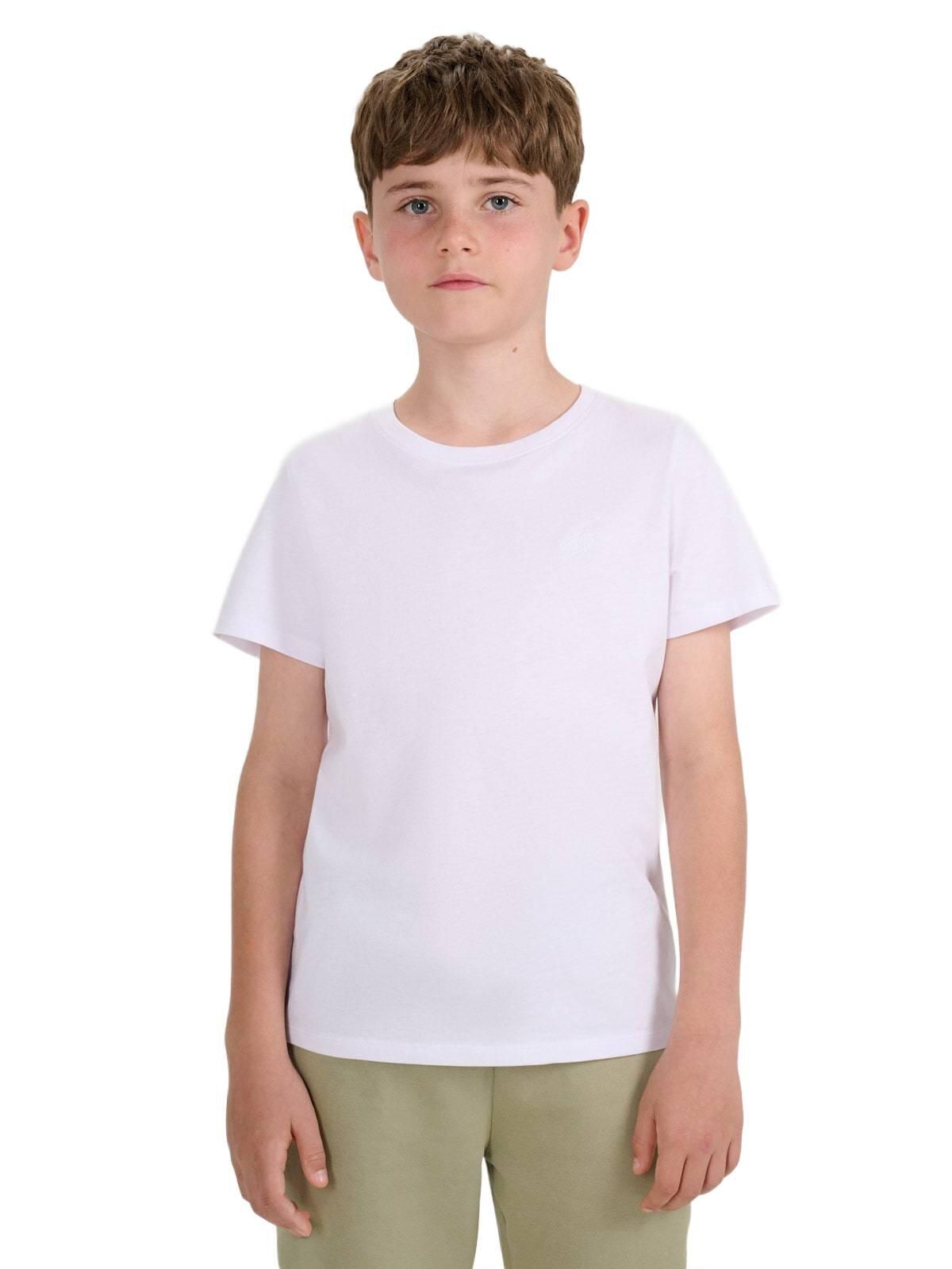 T-shirt chłopięcy bez nadruku 4F 4FJWMM00TTSHM2330 7/7