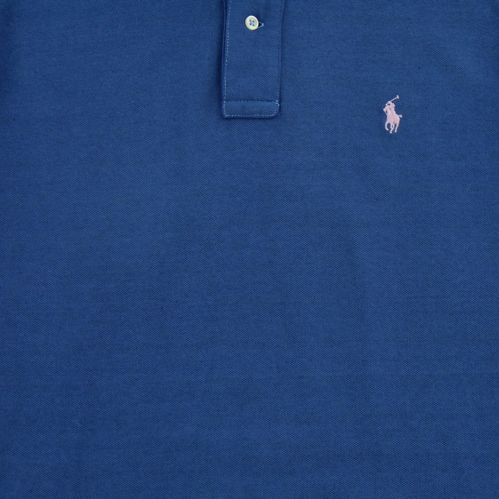 Polo maniche corte uomo Polo Ralph Lauren blu 4/7