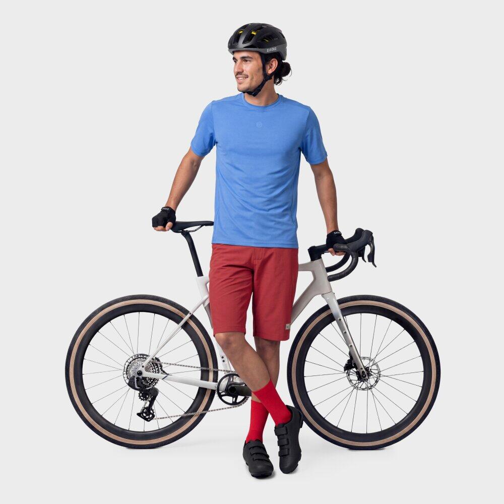 Camiseta de gravel hombre Linden Blue Azul 3/7