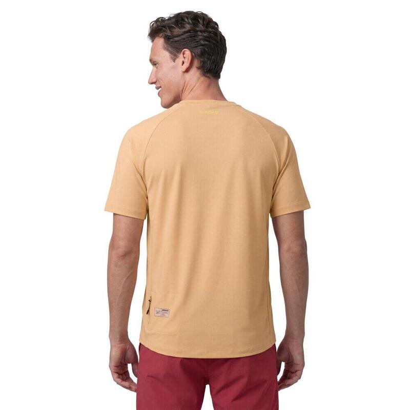 Tricou de ciclism gravel pentru bărbați Linden Yellow Galben