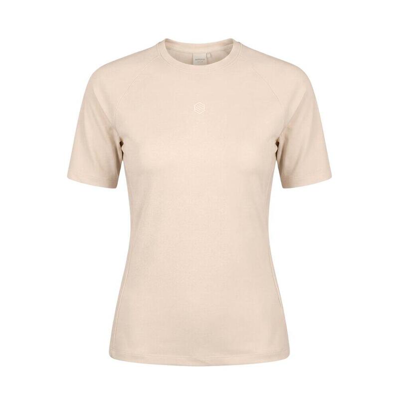 Tricou de ciclism gravel pentru femei Linden-W Sand Bej