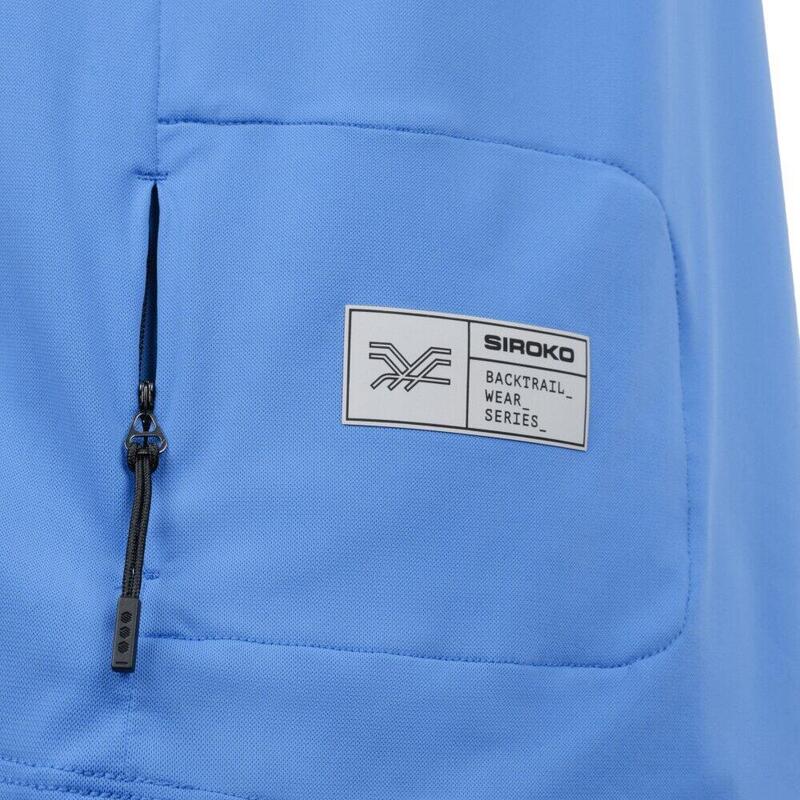 Tricou de ciclism gravel pentru bărbați Linden Blue Albastru