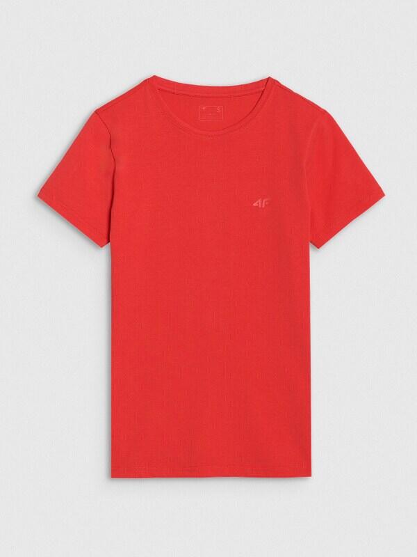 T-shirt slim gładki damski 4F 4FWMM00TTSHF2255 6/7