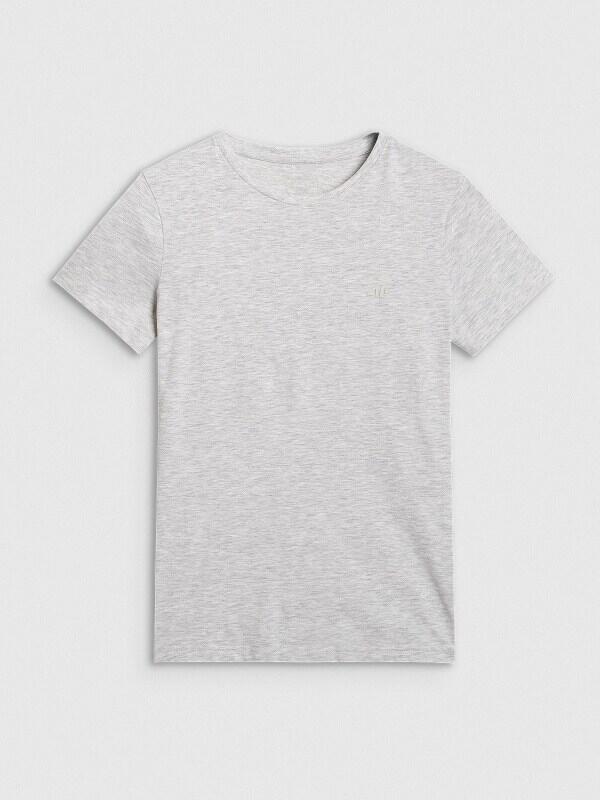 T-shirt slim gładki damski 4F 4FWMM00TTSHF2255 5/7