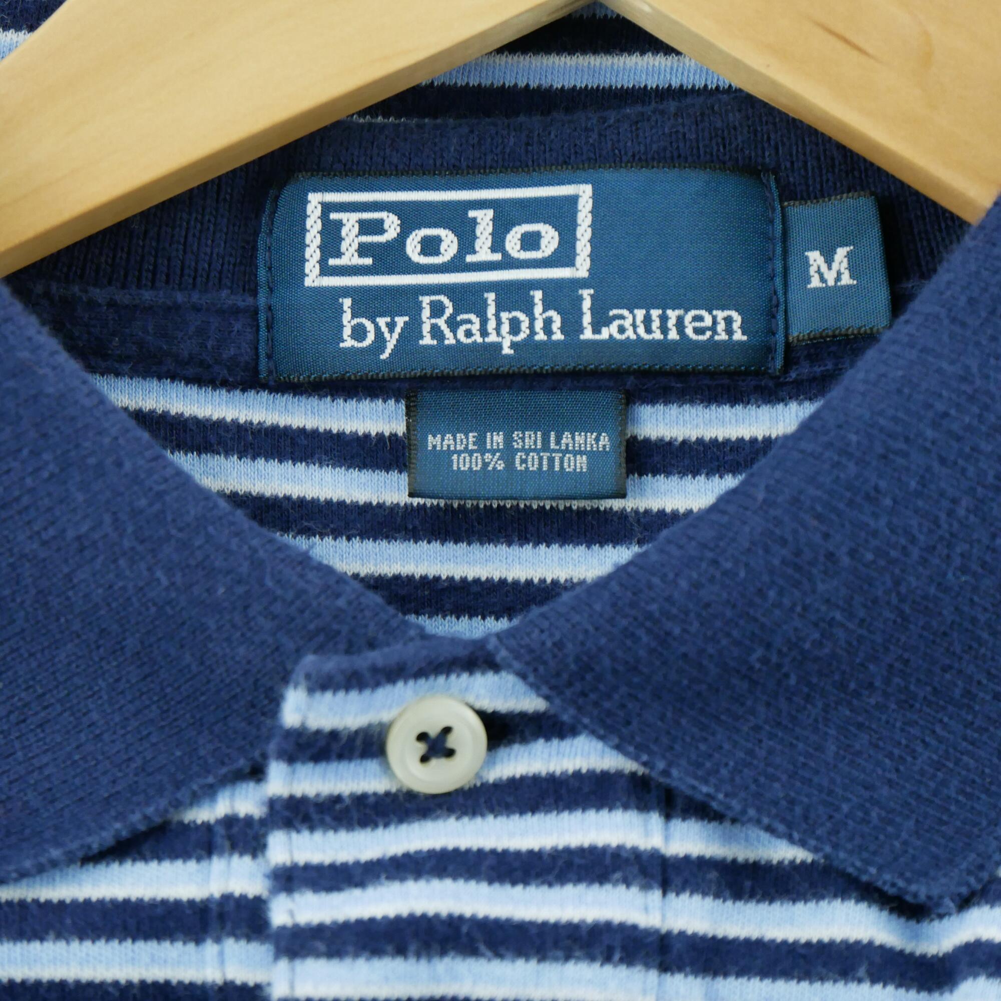 Polo maniche corte uomo Polo Ralph Lauren blu 5/5