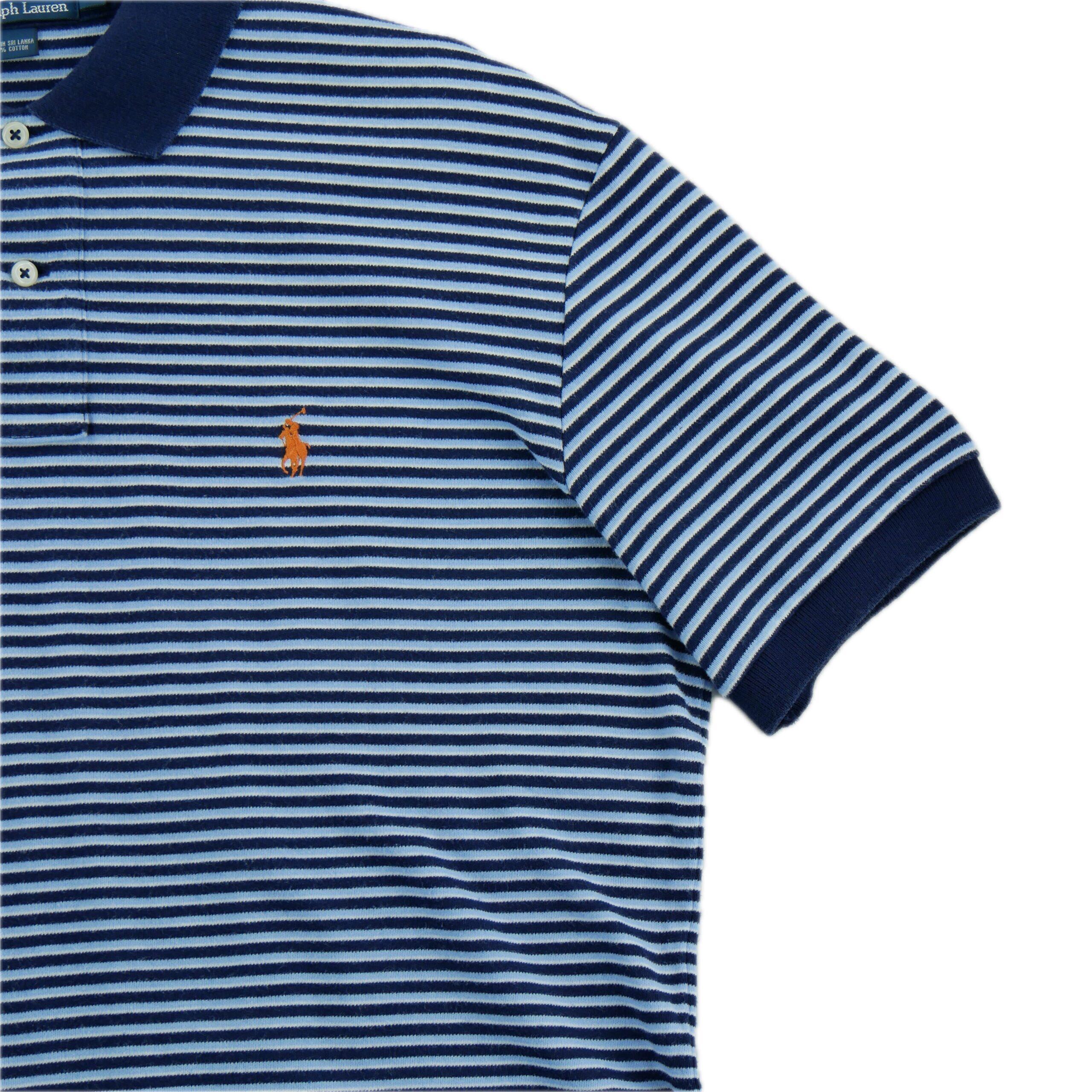 Polo maniche corte uomo Polo Ralph Lauren blu 4/5