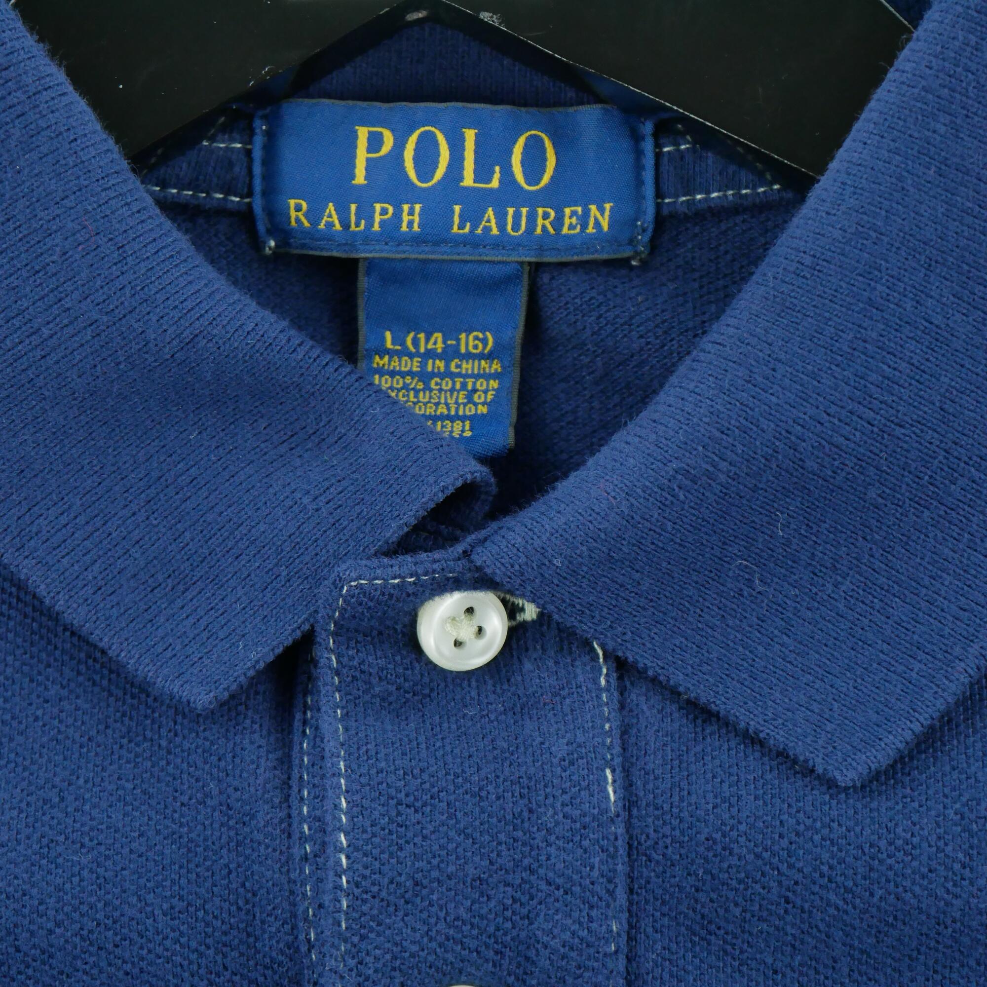 Polo maniche corte uomo Polo Ralph Lauren blu 5/5