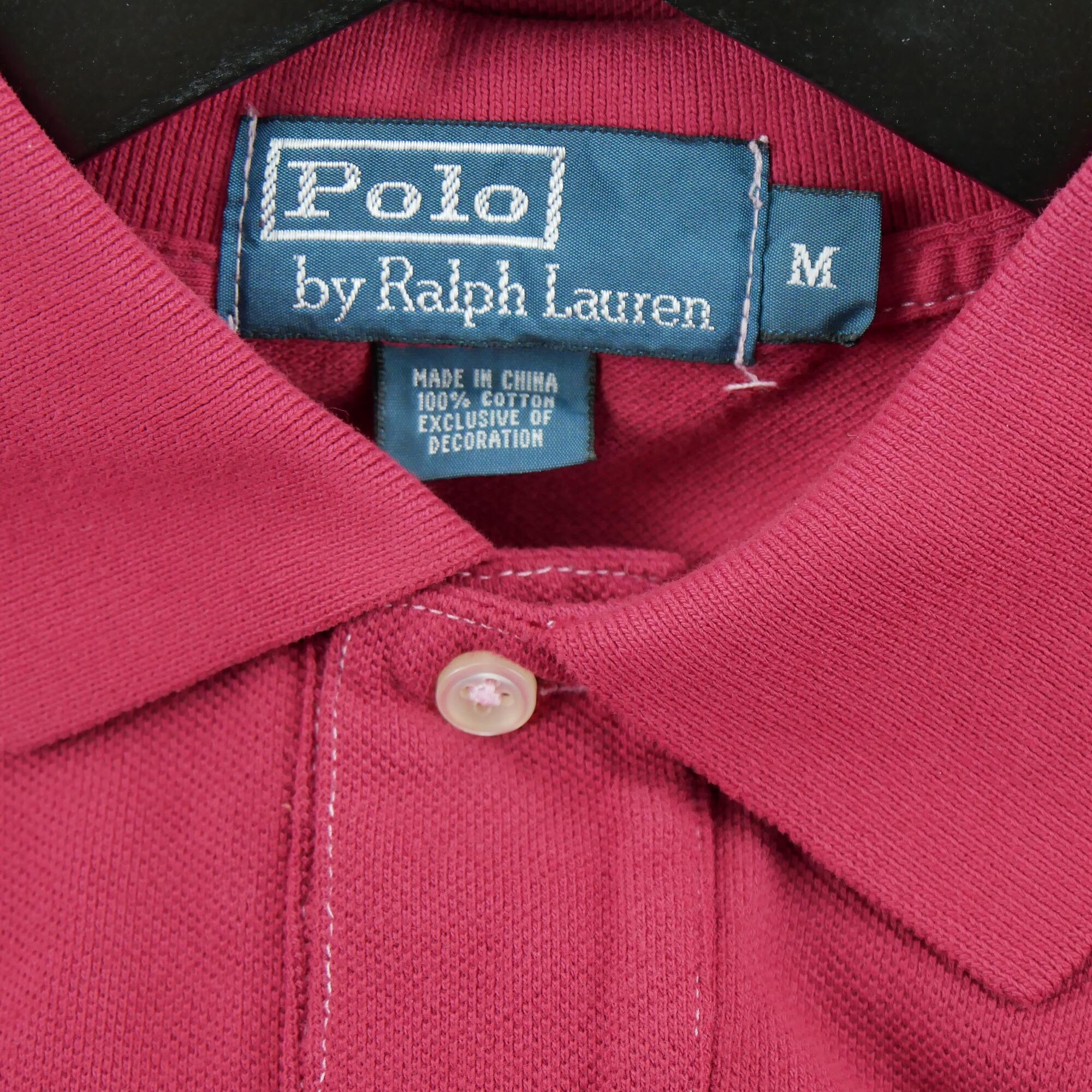 Polo manica corta Uomo Rosso 5/5