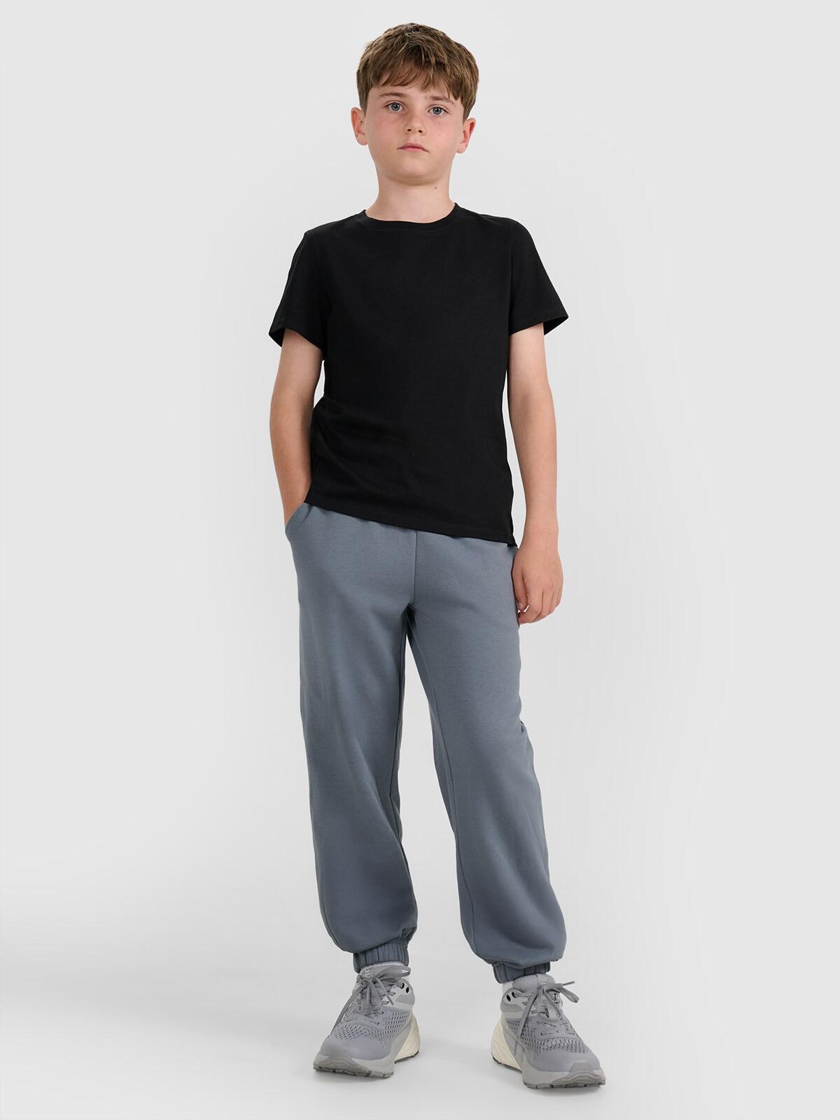 T-shirt chłopięcy bez nadruku 4F 4FJWMM00TTSHM2330 2/7