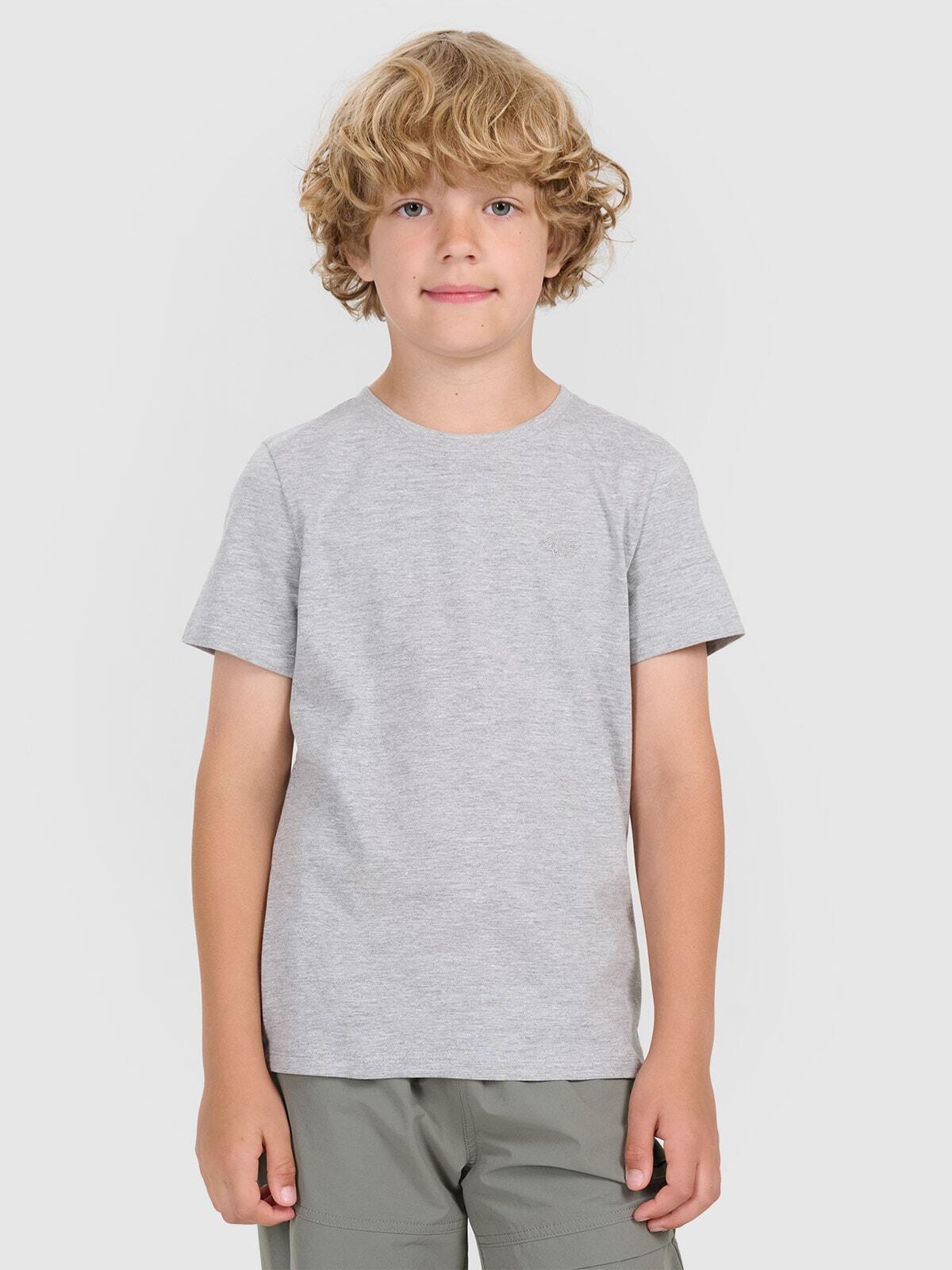 T-shirt chłopięcy bez nadruku 4F 4FJWMM00TTSHM2330 7/7