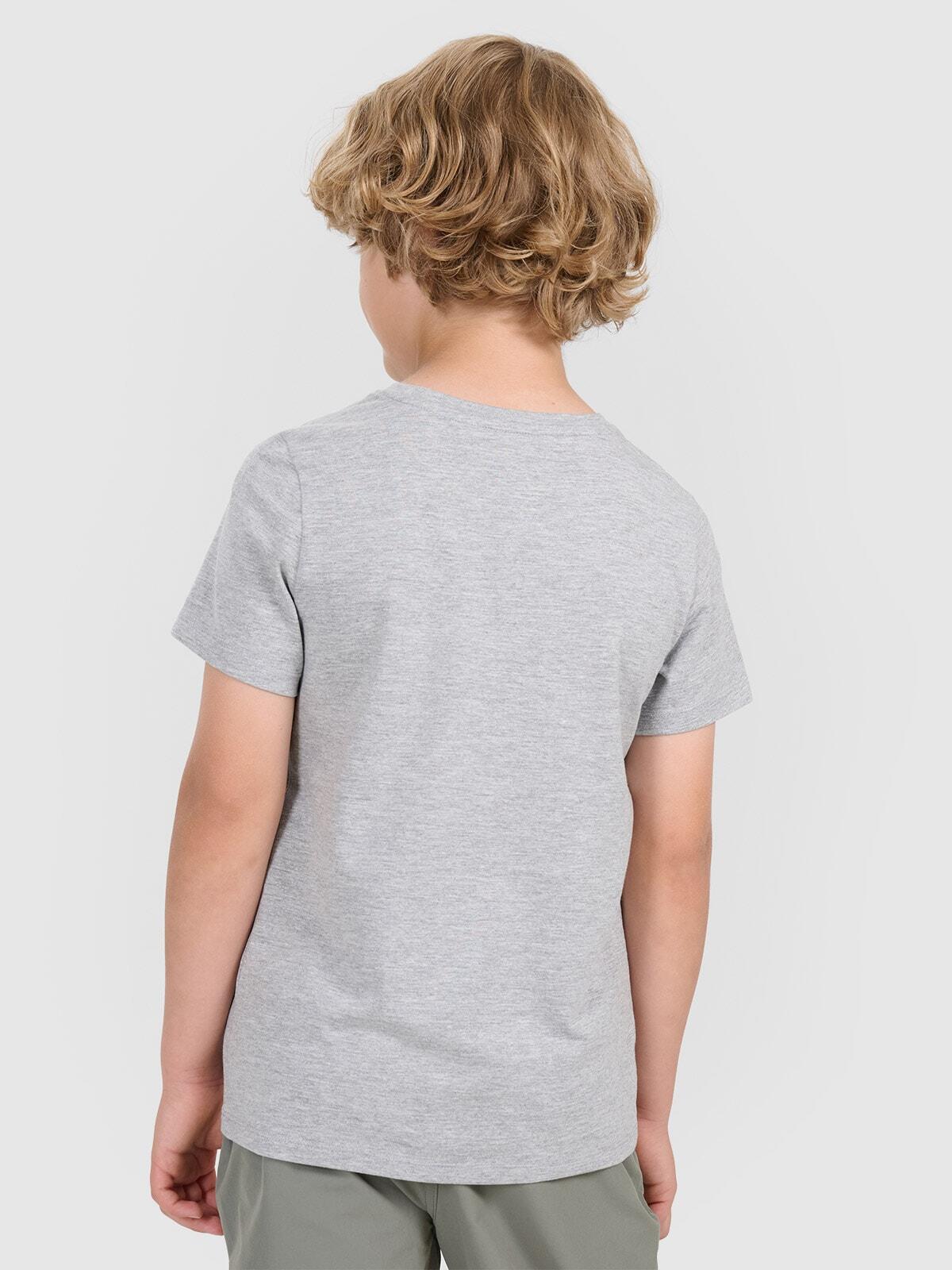 T-shirt chłopięcy bez nadruku 4F 4FJWMM00TTSHM2330 5/7