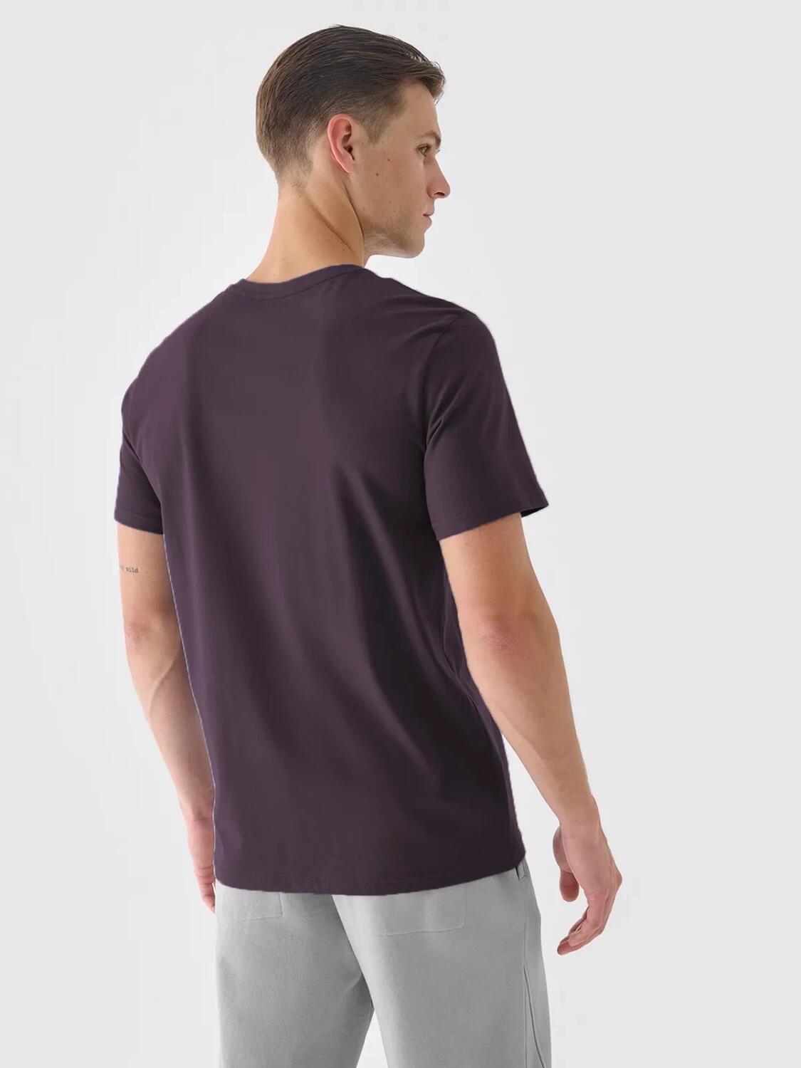 T-shirt bawełniany męski 4F 4FWSS26TTSHM4484 2/5